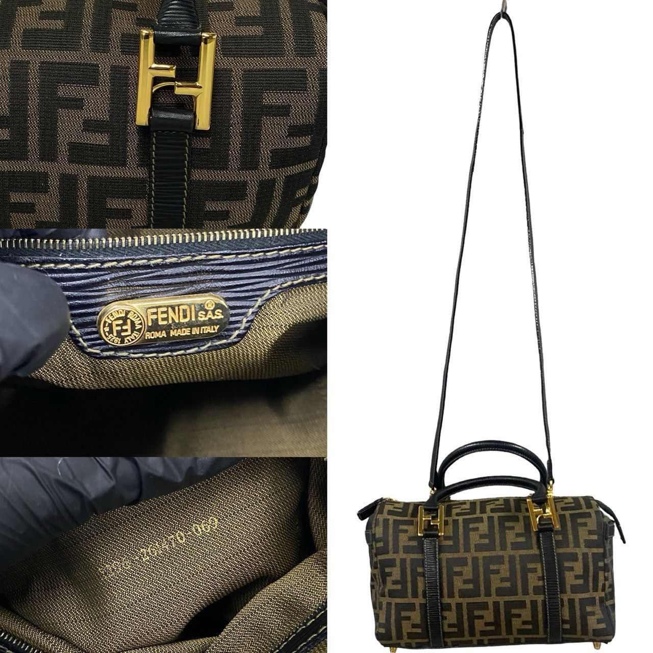 Fendi Fendi Shoulder Bag Brown Leather Size ONE SIZE - 3 Thumbnail