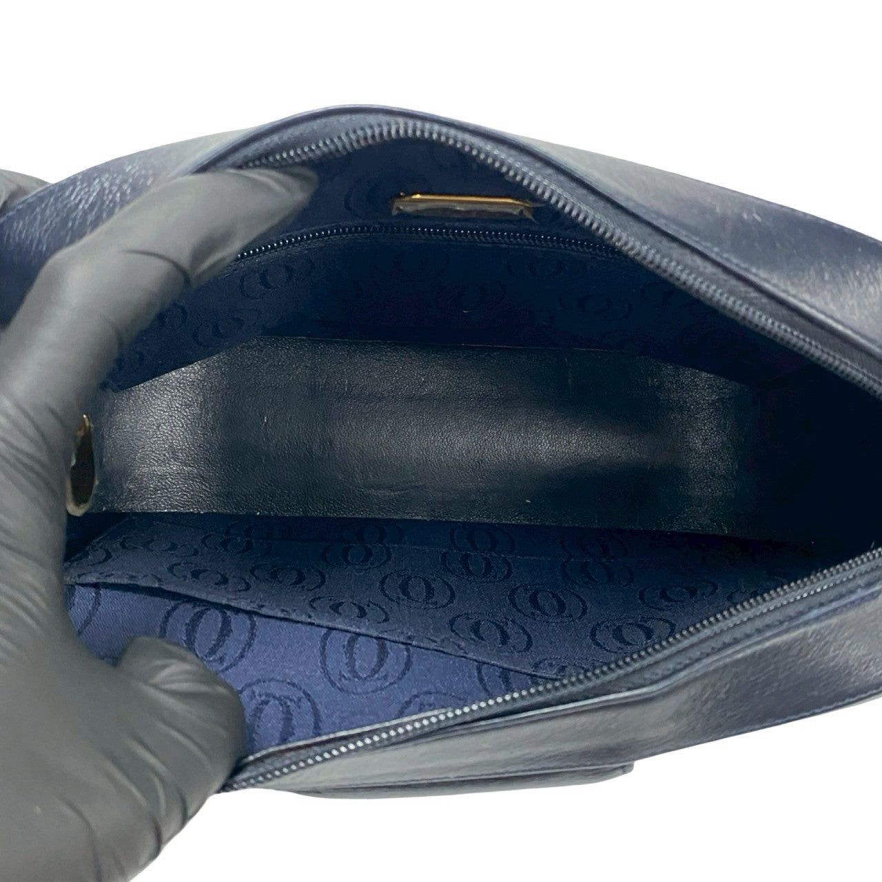 Cartier Cartier Shoulder Bag Blue Leather Size ONE SIZE - 8 Thumbnail