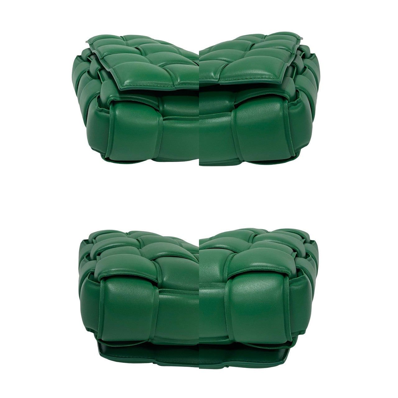 Bottega Veneta Bottega Veneta Shoulder Bag Green Leather Size ONE SIZE - 7 Thumbnail