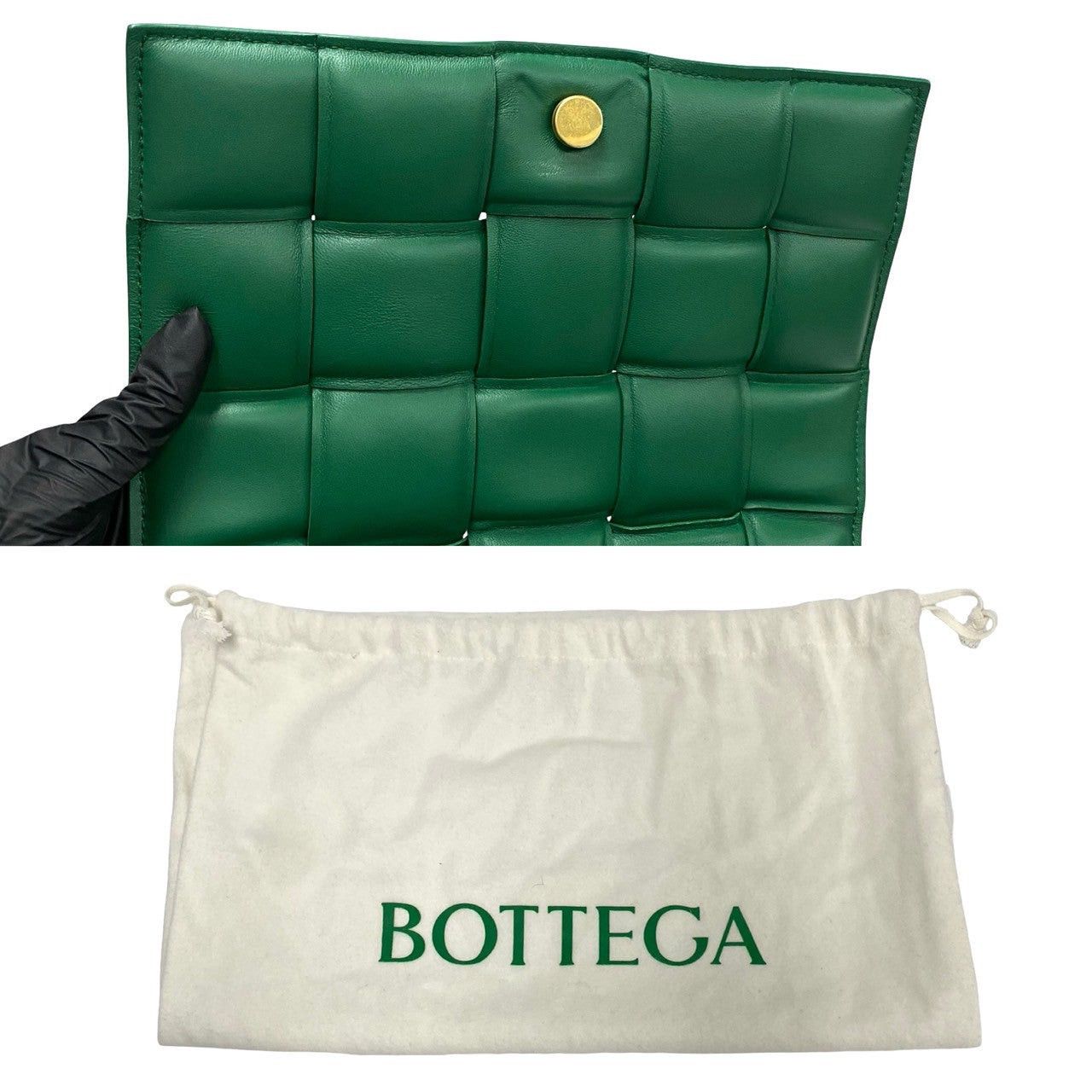 Bottega Veneta Bottega Veneta Shoulder Bag Green Leather Size ONE SIZE - 9 Thumbnail