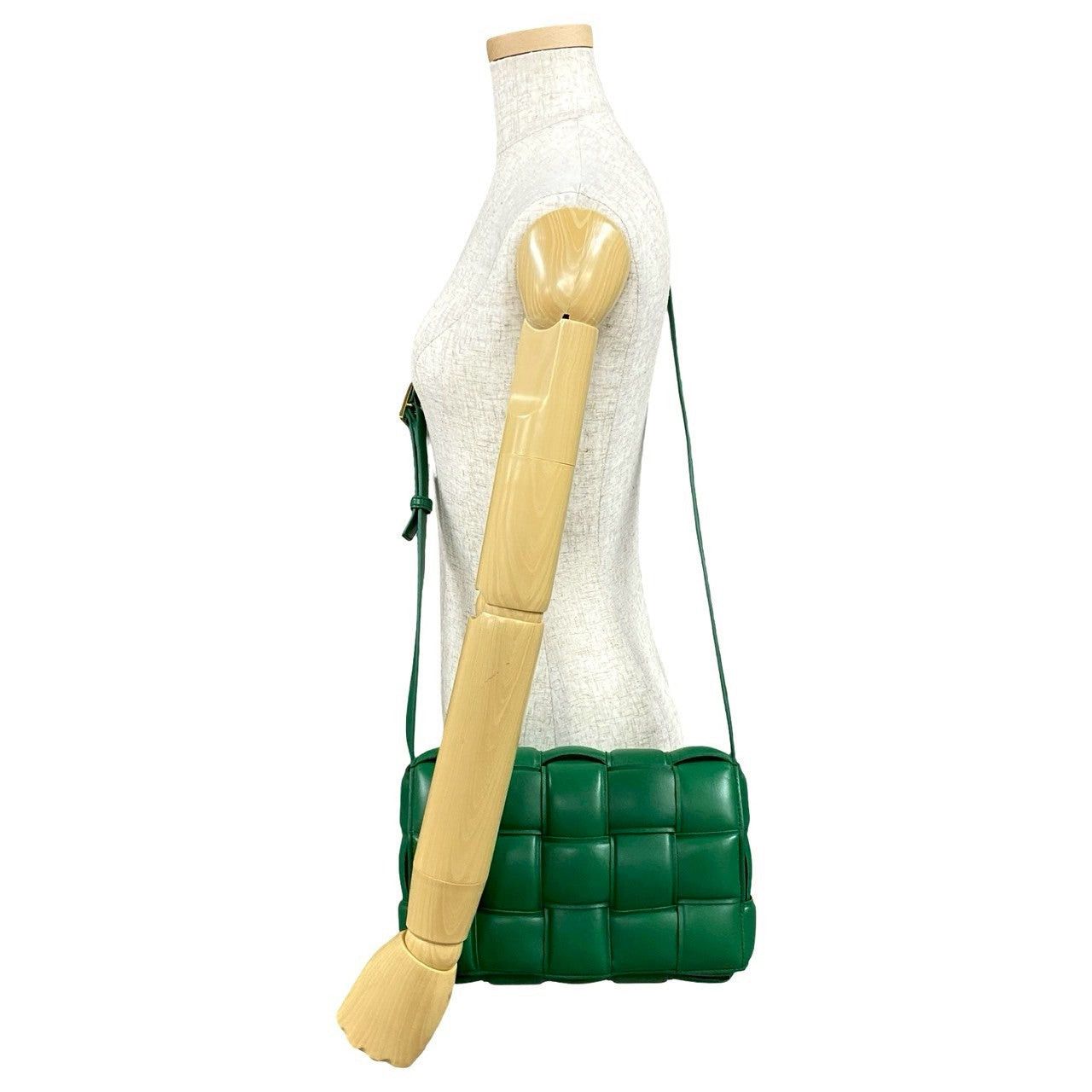 Bottega Veneta Bottega Veneta Shoulder Bag Green Leather Size ONE SIZE - 2 Thumbnail