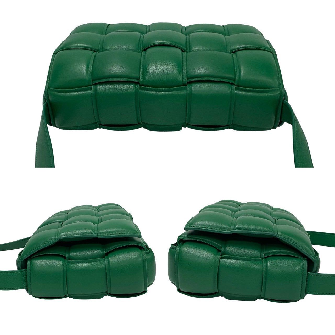 Bottega Veneta Bottega Veneta Shoulder Bag Green Leather Size ONE SIZE - 5 Thumbnail