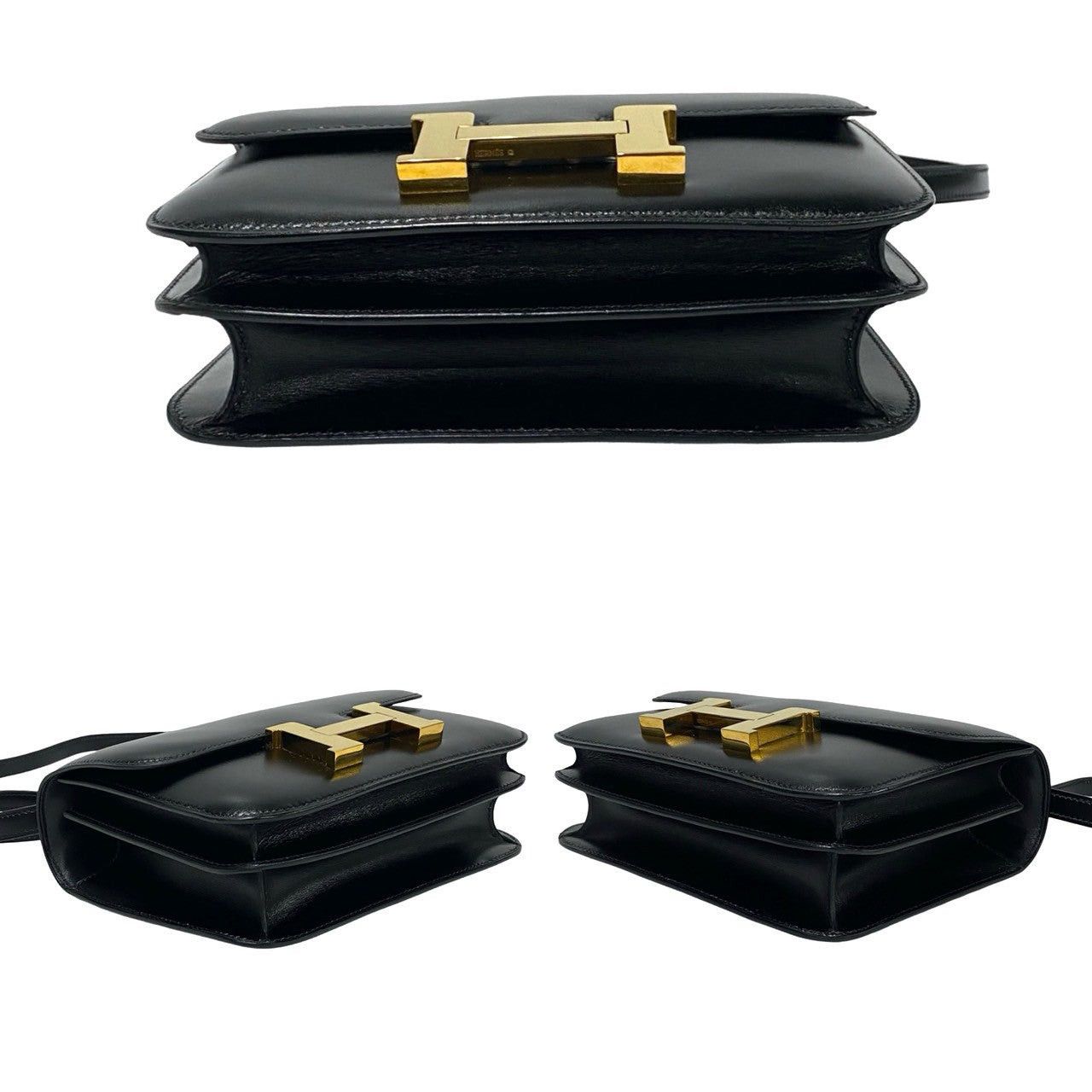 Hermes Hermes Shoulder Bag Black Leather Size ONE SIZE - 6 Thumbnail
