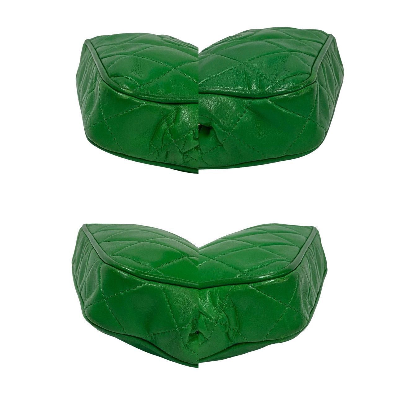 Chanel Chanel Shoulder Bag Green Leather Size ONE SIZE - 7 Thumbnail