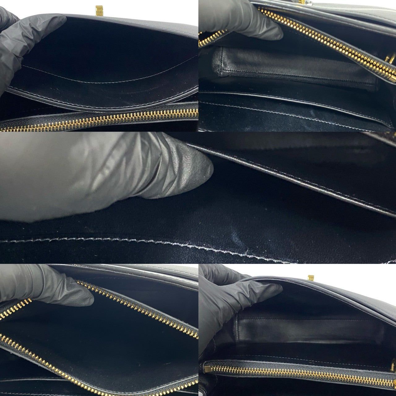 Celine Celine Handbag Black Leather Size ONE SIZE - 8 Thumbnail