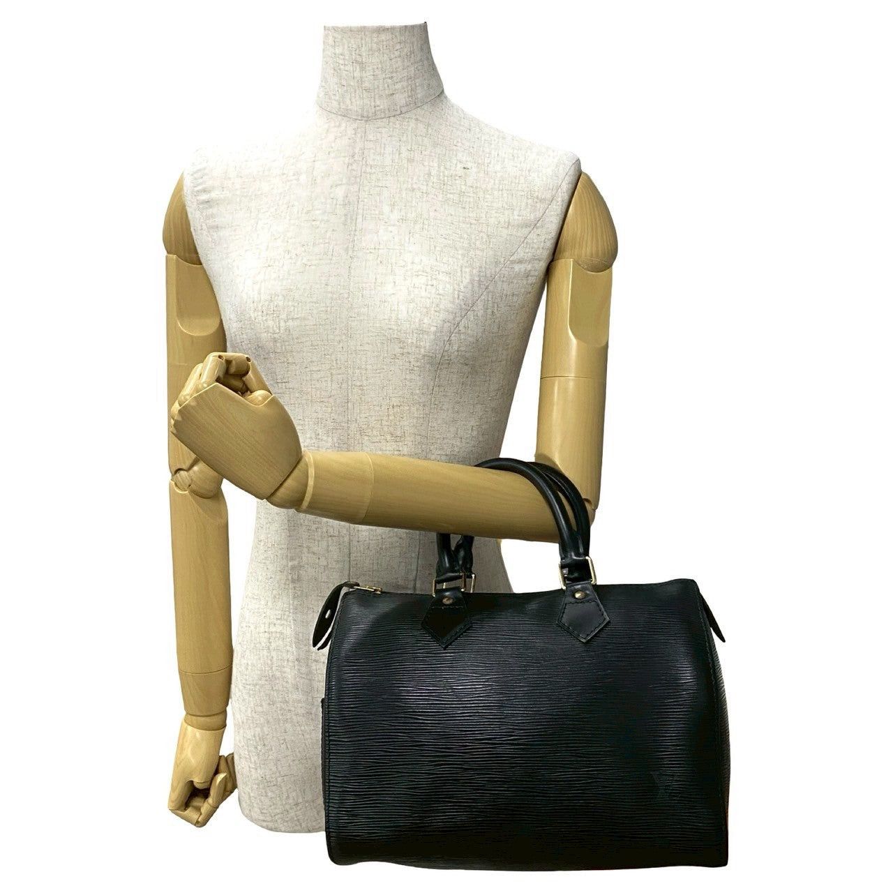 Louis Vuitton Louis Vuitton Handbag Black Leather Size ONE SIZE - 2 Thumbnail