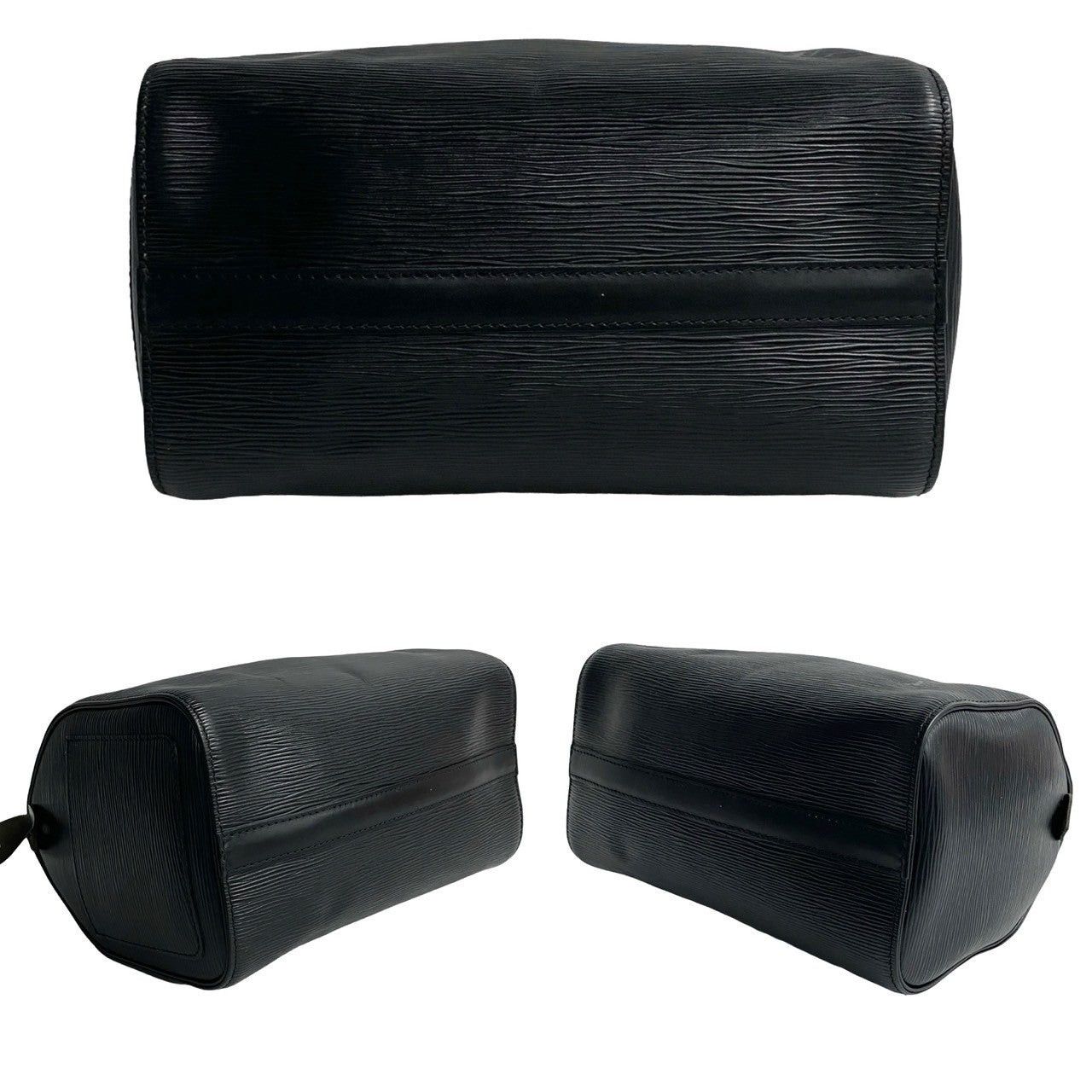 Louis Vuitton Louis Vuitton Handbag Black Leather Size ONE SIZE - 6 Thumbnail