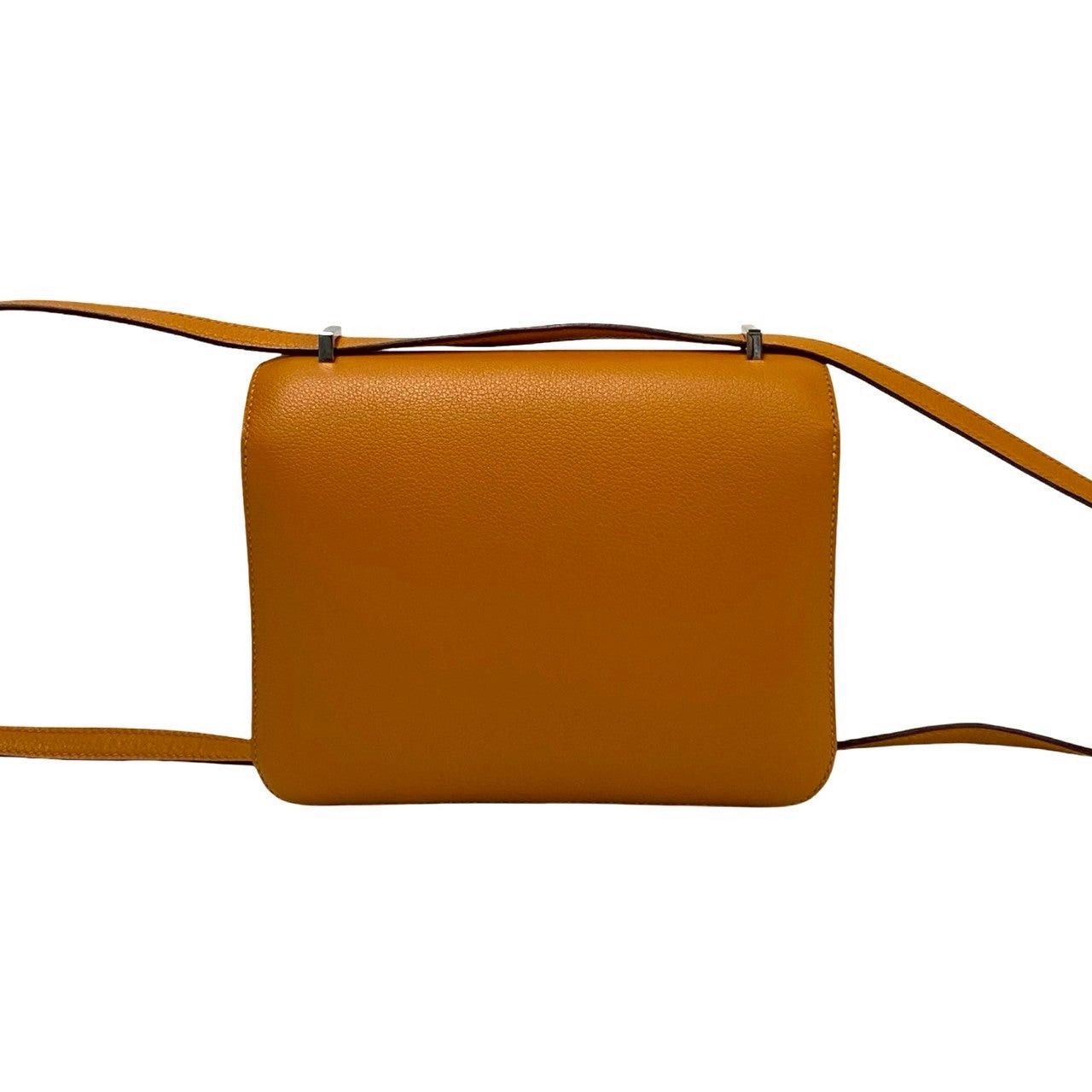 Hermes Hermes Shoulder Bag Orange Leather Size ONE SIZE - 4 Thumbnail