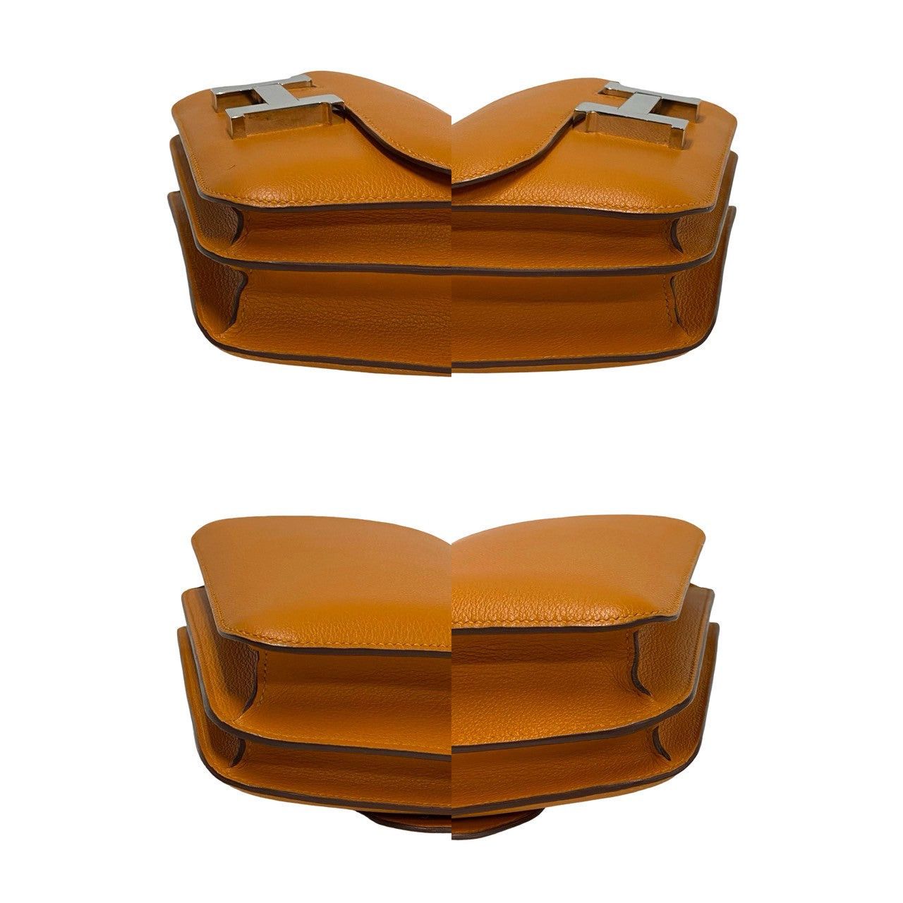 Hermes Hermes Shoulder Bag Orange Leather Size ONE SIZE - 6 Thumbnail