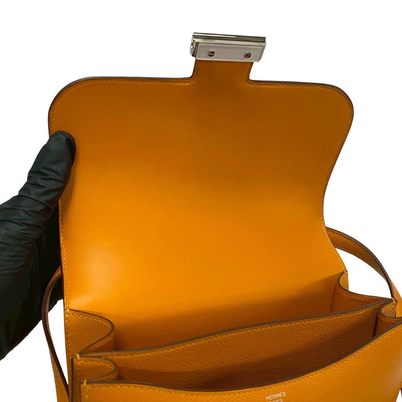 Hermes Hermes Shoulder Bag Orange Leather Size ONE SIZE - 7 Thumbnail