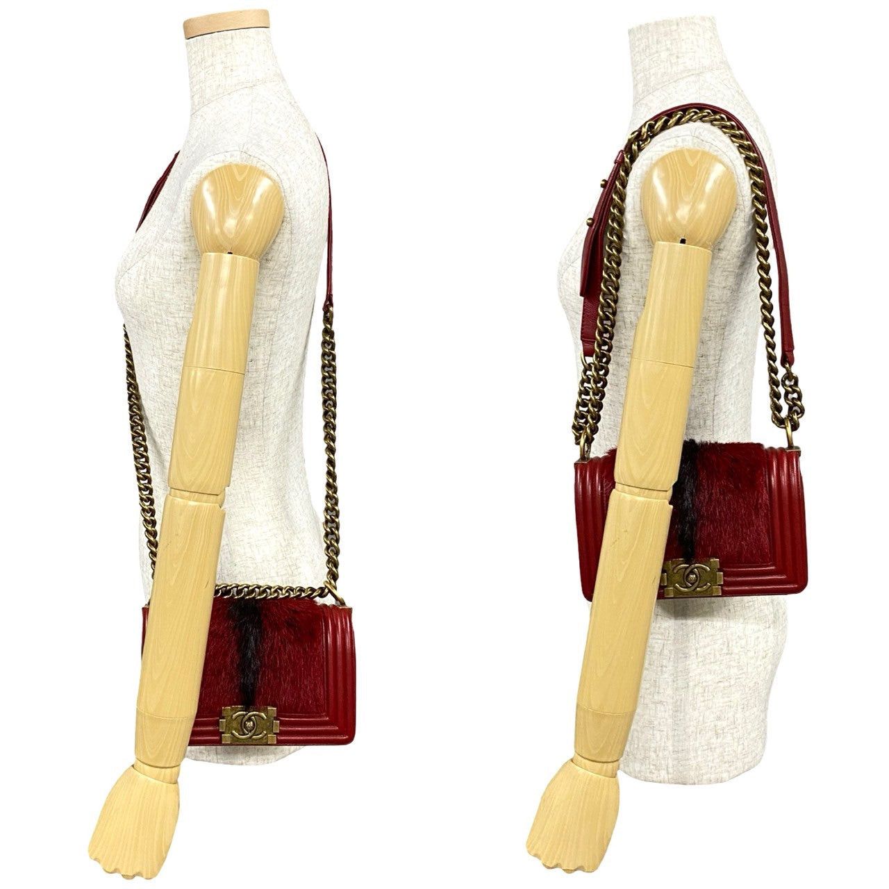 Chanel Chanel Shoulder Bag Red Leather Size ONE SIZE - 2 Thumbnail