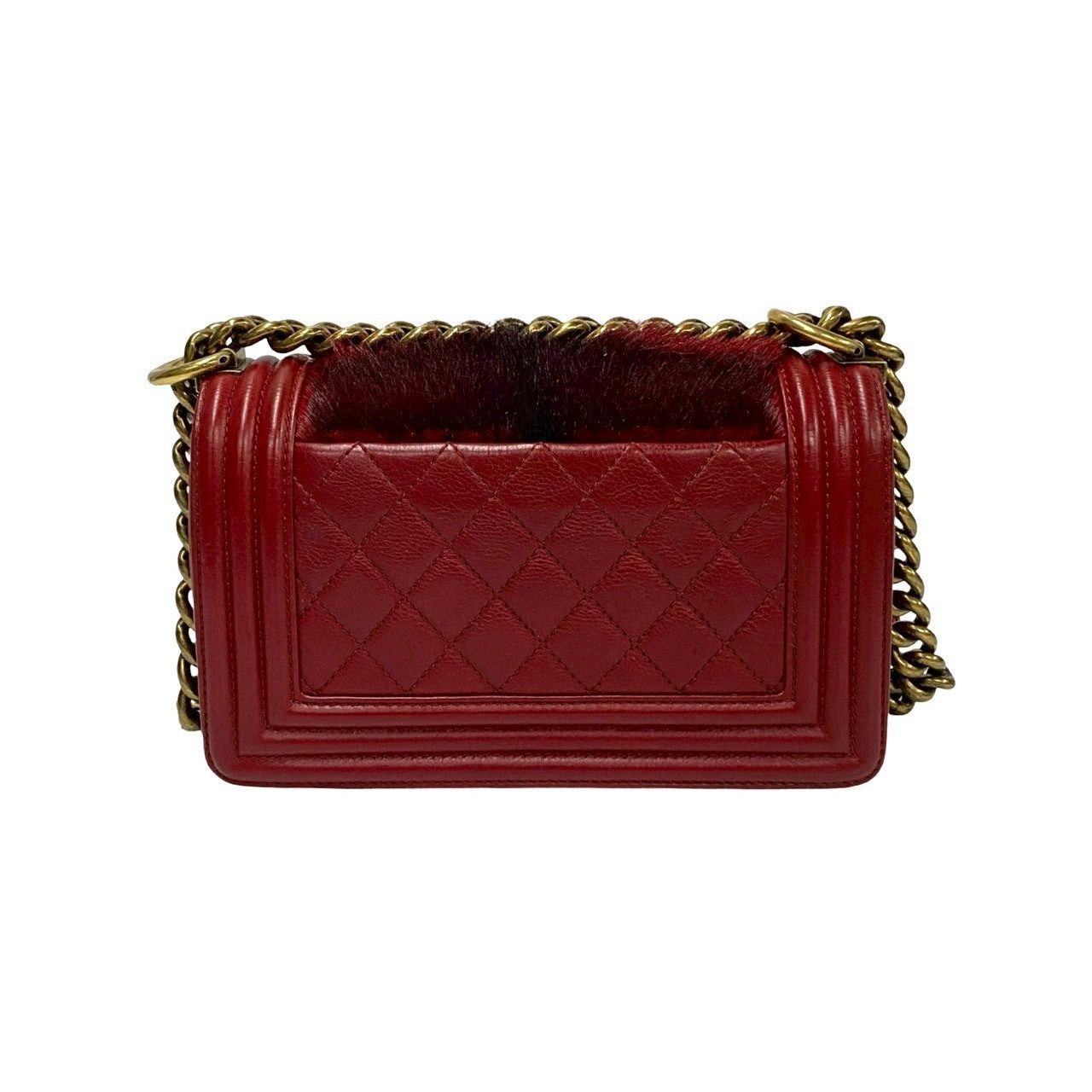 Chanel Chanel Shoulder Bag Red Leather Size ONE SIZE - 4 Thumbnail