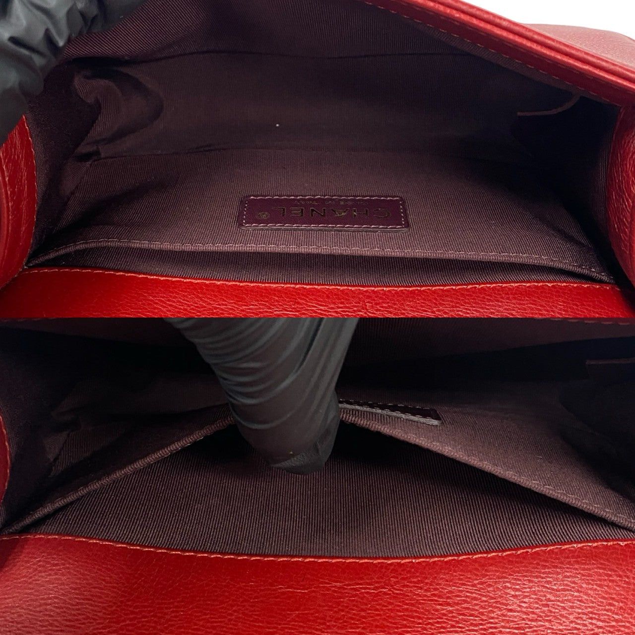 Chanel Chanel Shoulder Bag Red Leather Size ONE SIZE - 9 Thumbnail