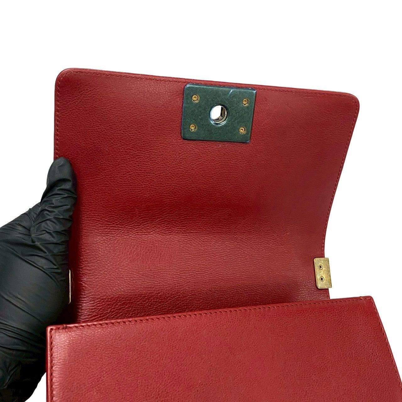 Chanel Chanel Shoulder Bag Red Leather Size ONE SIZE - 8 Thumbnail