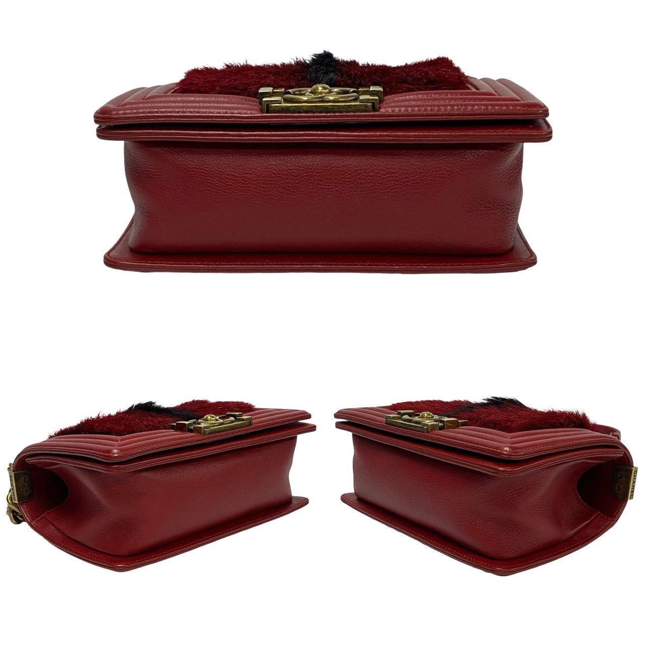 Chanel Chanel Shoulder Bag Red Leather Size ONE SIZE - 6 Thumbnail