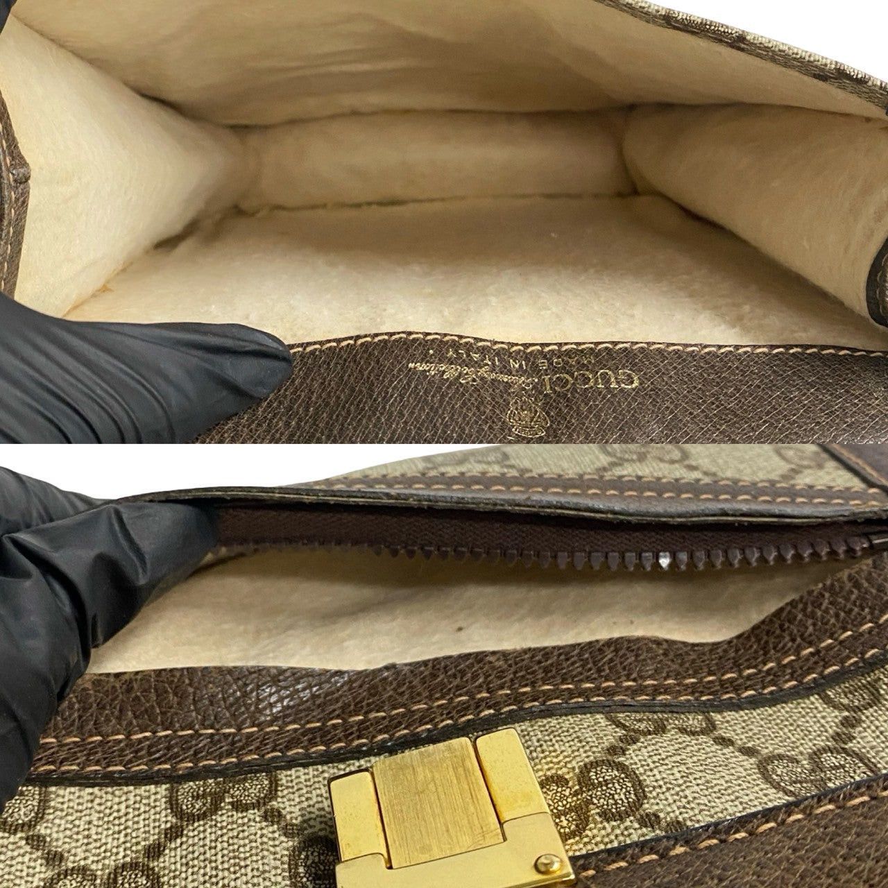 Gucci Gucci Shoulder Bag Brown Leather Size ONE SIZE - 9 Thumbnail