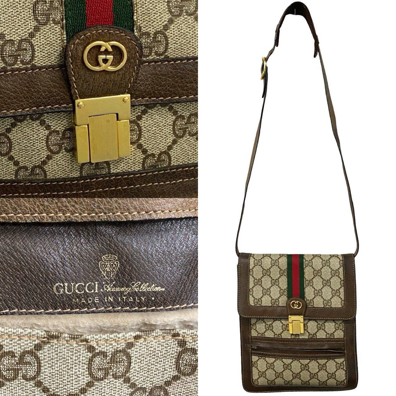 Gucci Gucci Shoulder Bag Brown Leather Size ONE SIZE - 3 Thumbnail