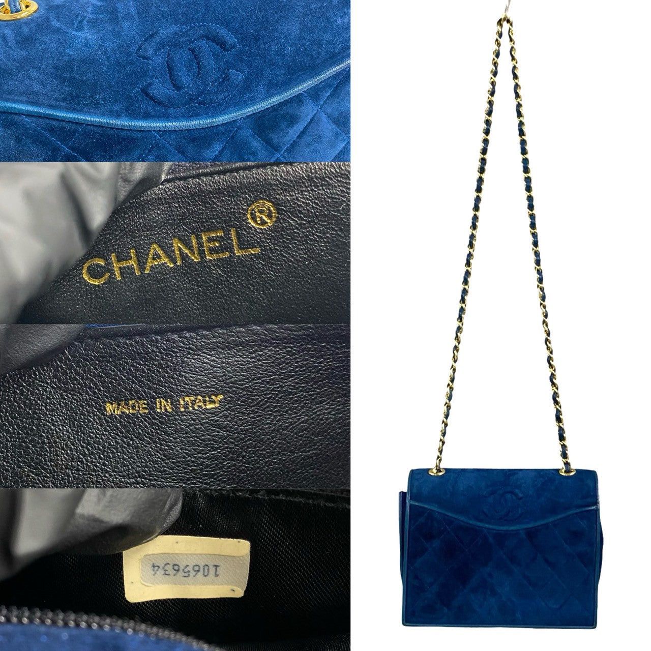 Chanel Chanel Shoulder Bag Blue Leather Size ONE SIZE - 3 Thumbnail