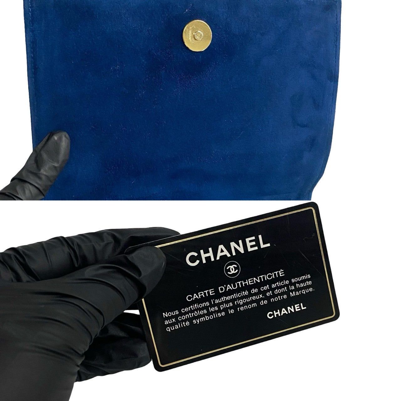 Chanel Chanel Shoulder Bag Blue Leather Size ONE SIZE - 9 Thumbnail