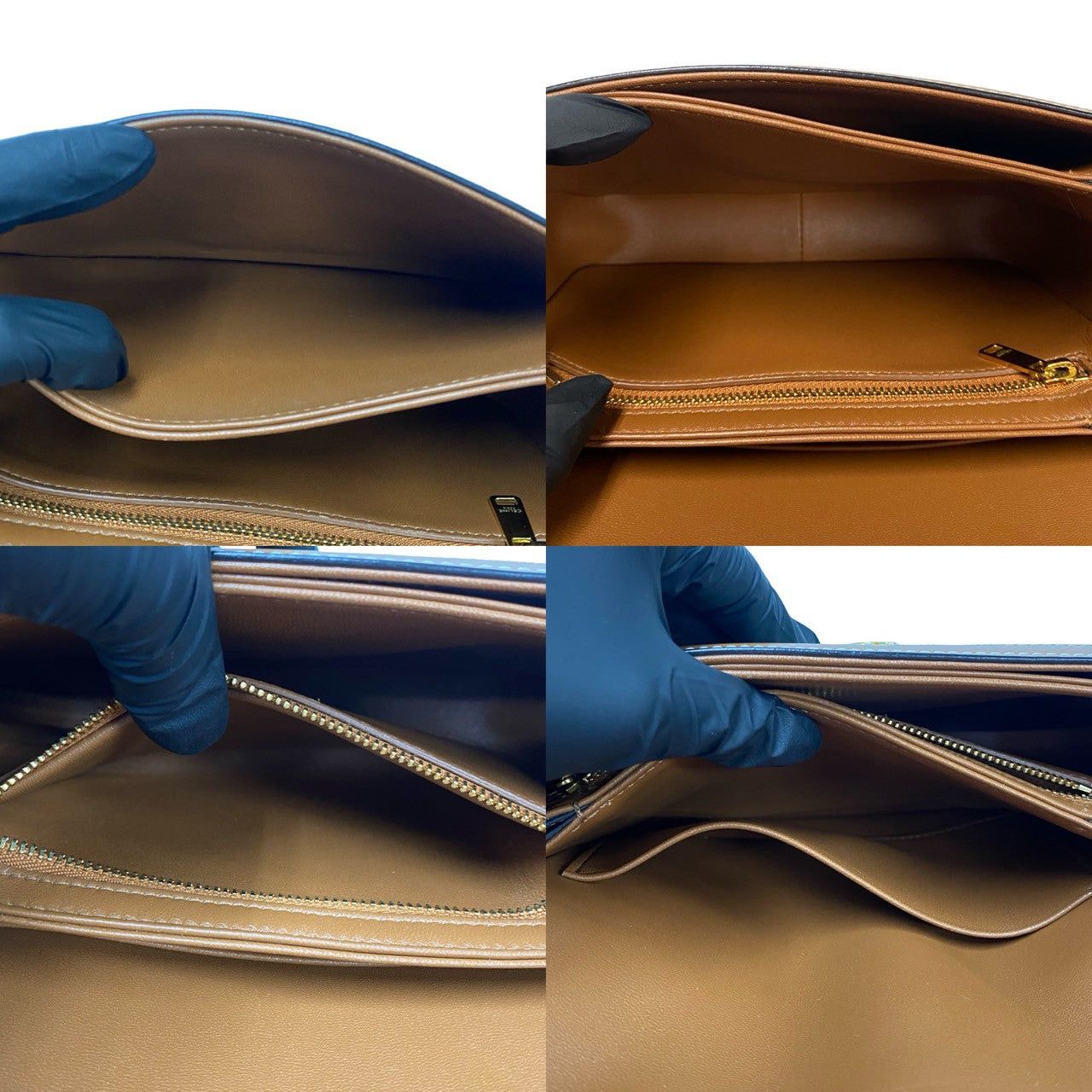 Celine Celine Shoulder Bag Brown Leather Size ONE SIZE - 8 Thumbnail
