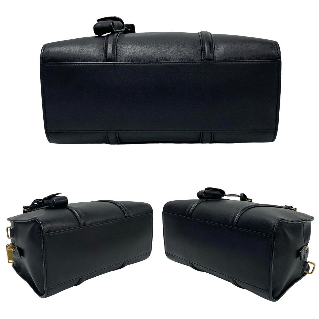 Yves Saint Laurent Yves Saint Laurent Shoulder Bag Black Leather Size ONE SIZE - 6 Thumbnail