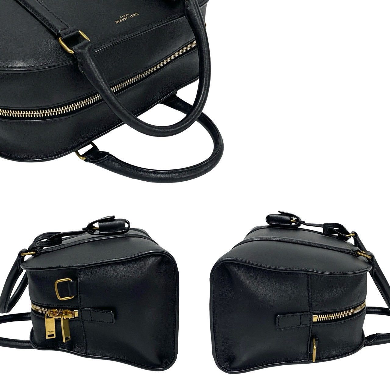 Yves Saint Laurent Yves Saint Laurent Shoulder Bag Black Leather Size ONE SIZE - 5 Thumbnail