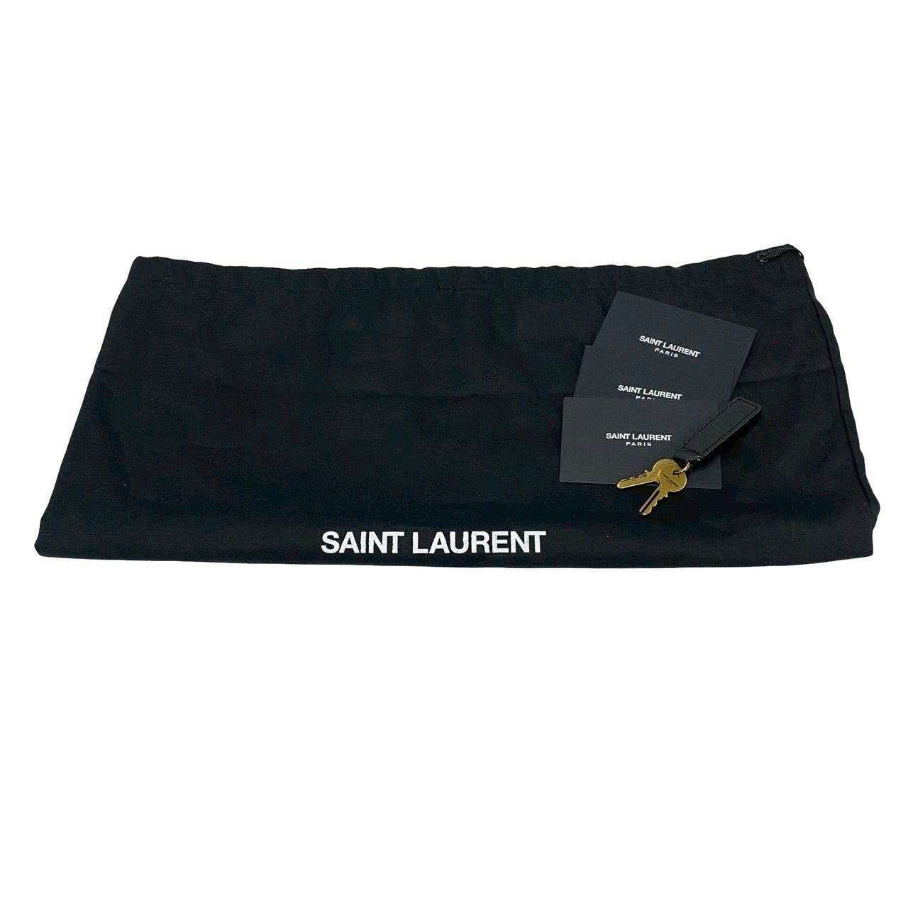 Yves Saint Laurent Yves Saint Laurent Shoulder Bag Black Leather Size ONE SIZE - 9 Thumbnail