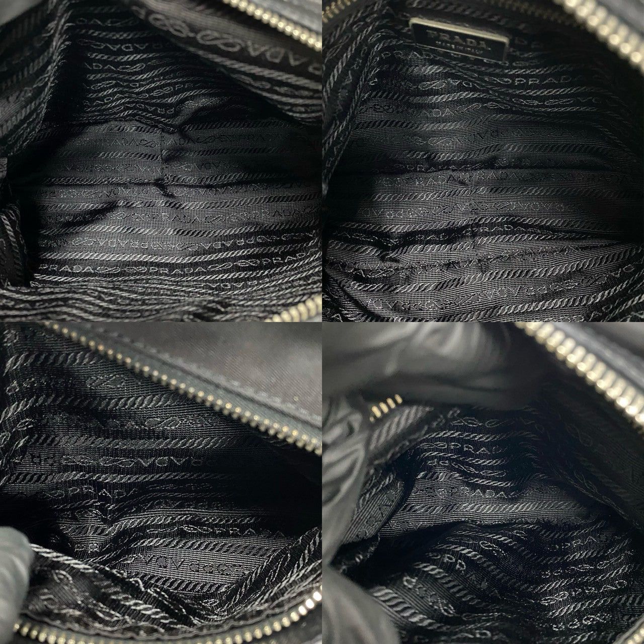 Prada Prada Shoulder Bag Black Leather Size ONE SIZE - 8 Thumbnail