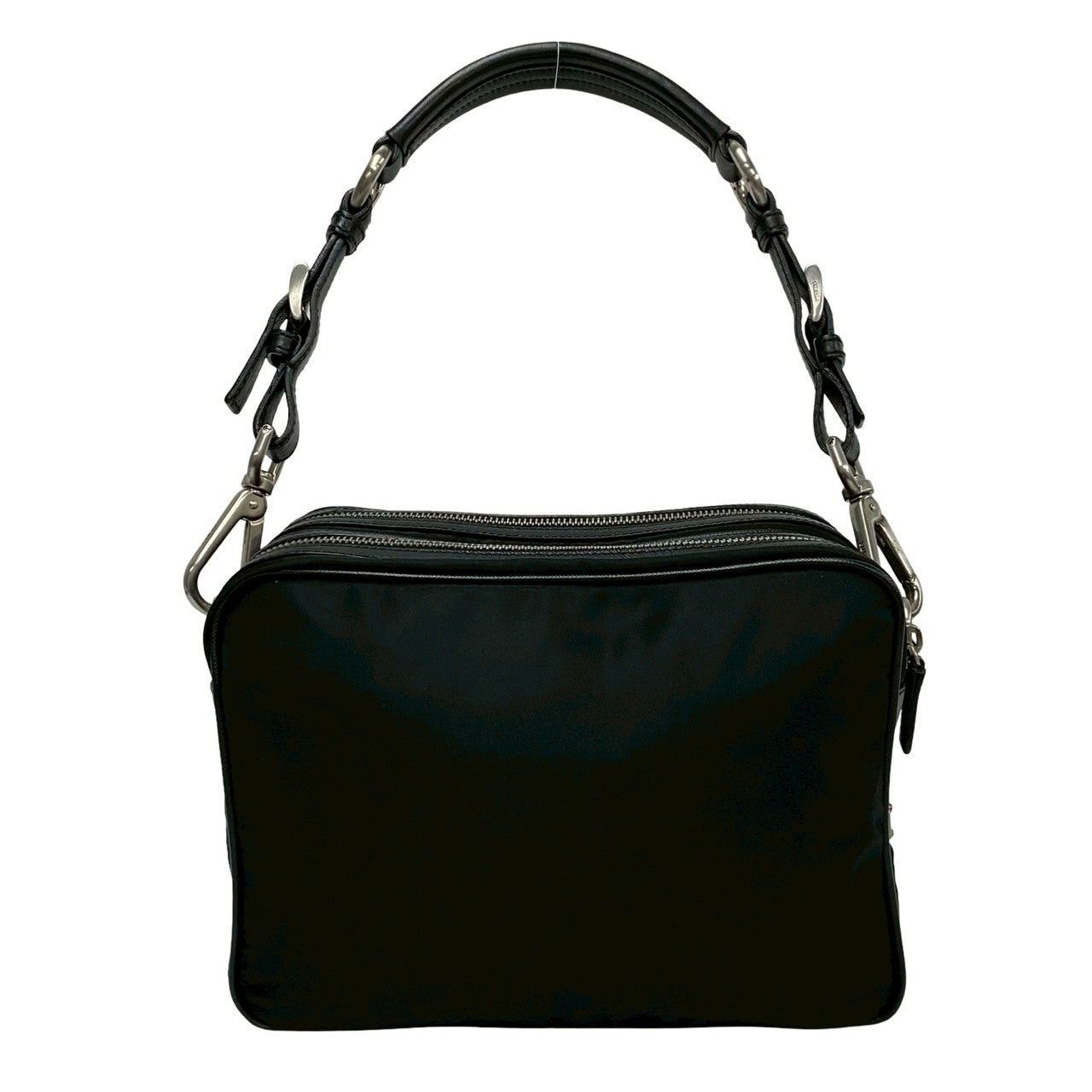 Prada Prada Shoulder Bag Black Leather Size ONE SIZE - 4 Thumbnail