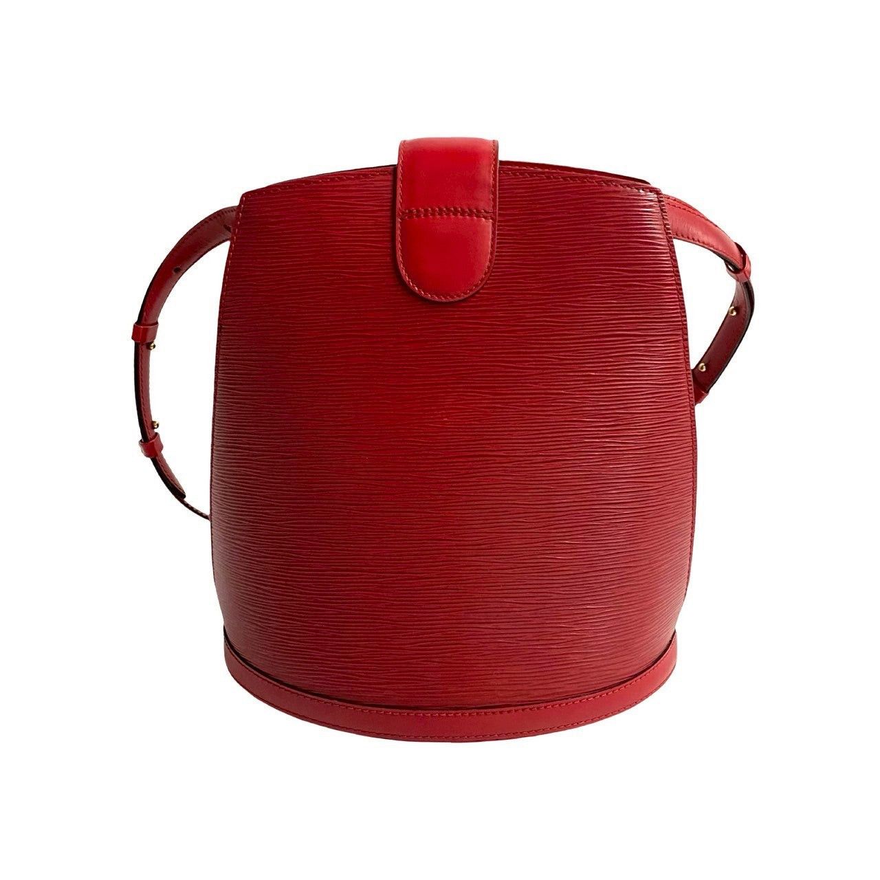Louis Vuitton Louis Vuitton Shoulder Bag Red Leather Size ONE SIZE - 4 Thumbnail