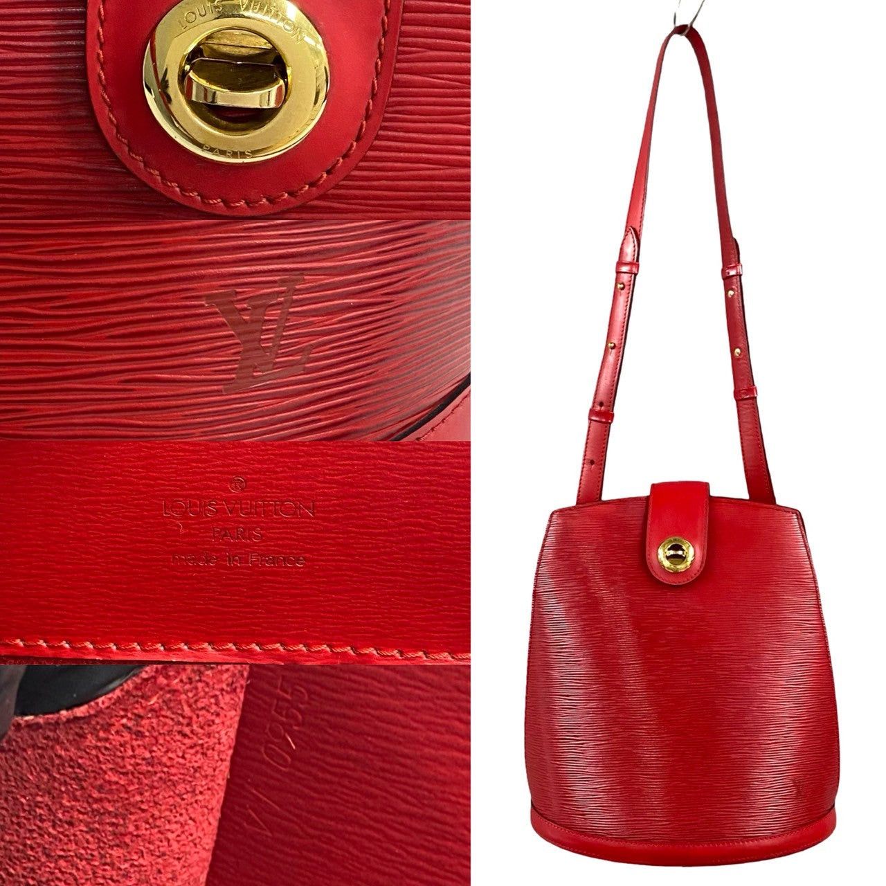 Louis Vuitton Louis Vuitton Shoulder Bag Red Leather Size ONE SIZE - 3 Thumbnail
