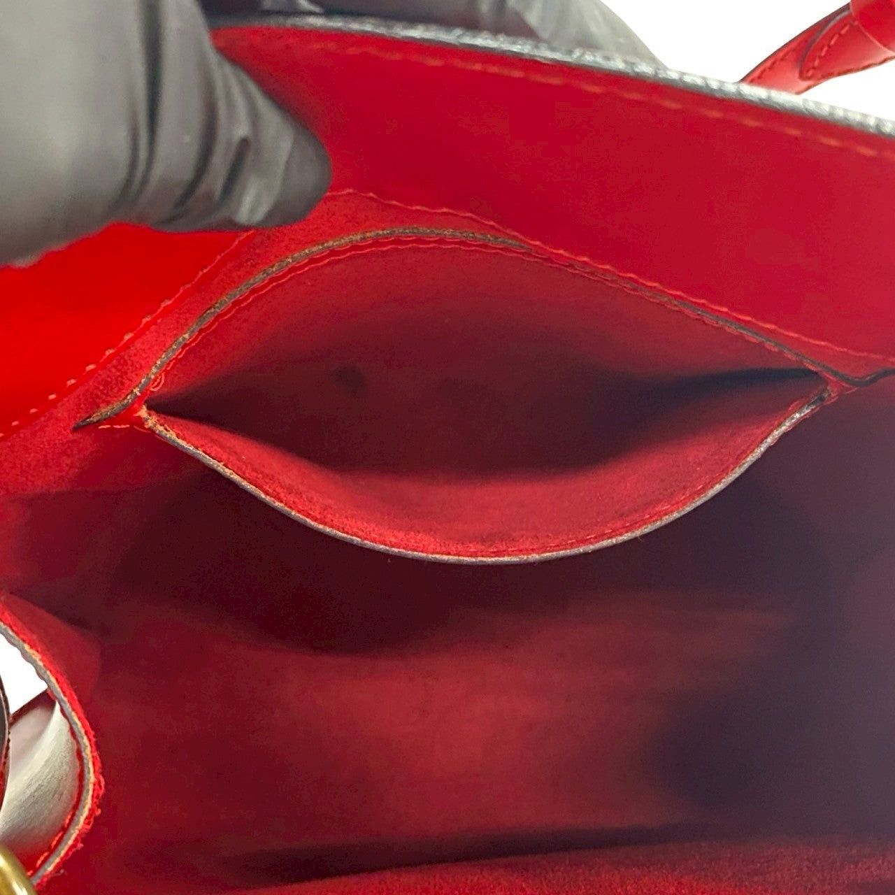 Louis Vuitton Louis Vuitton Shoulder Bag Red Leather Size ONE SIZE - 9 Thumbnail