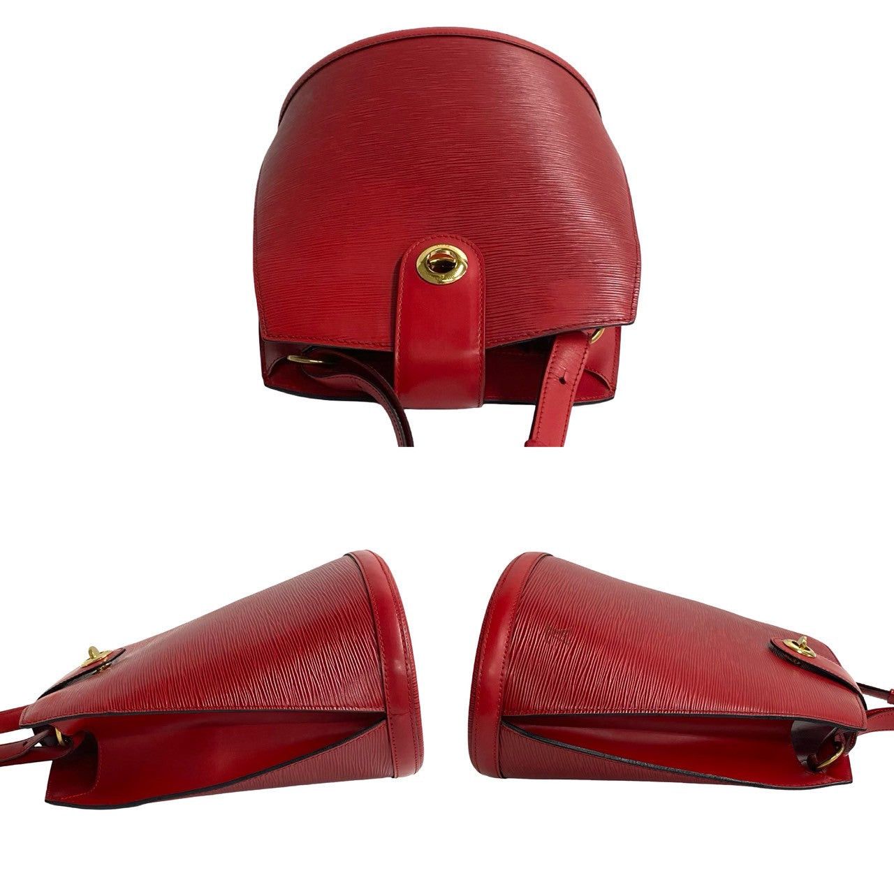 Louis Vuitton Louis Vuitton Shoulder Bag Red Leather Size ONE SIZE - 5 Thumbnail