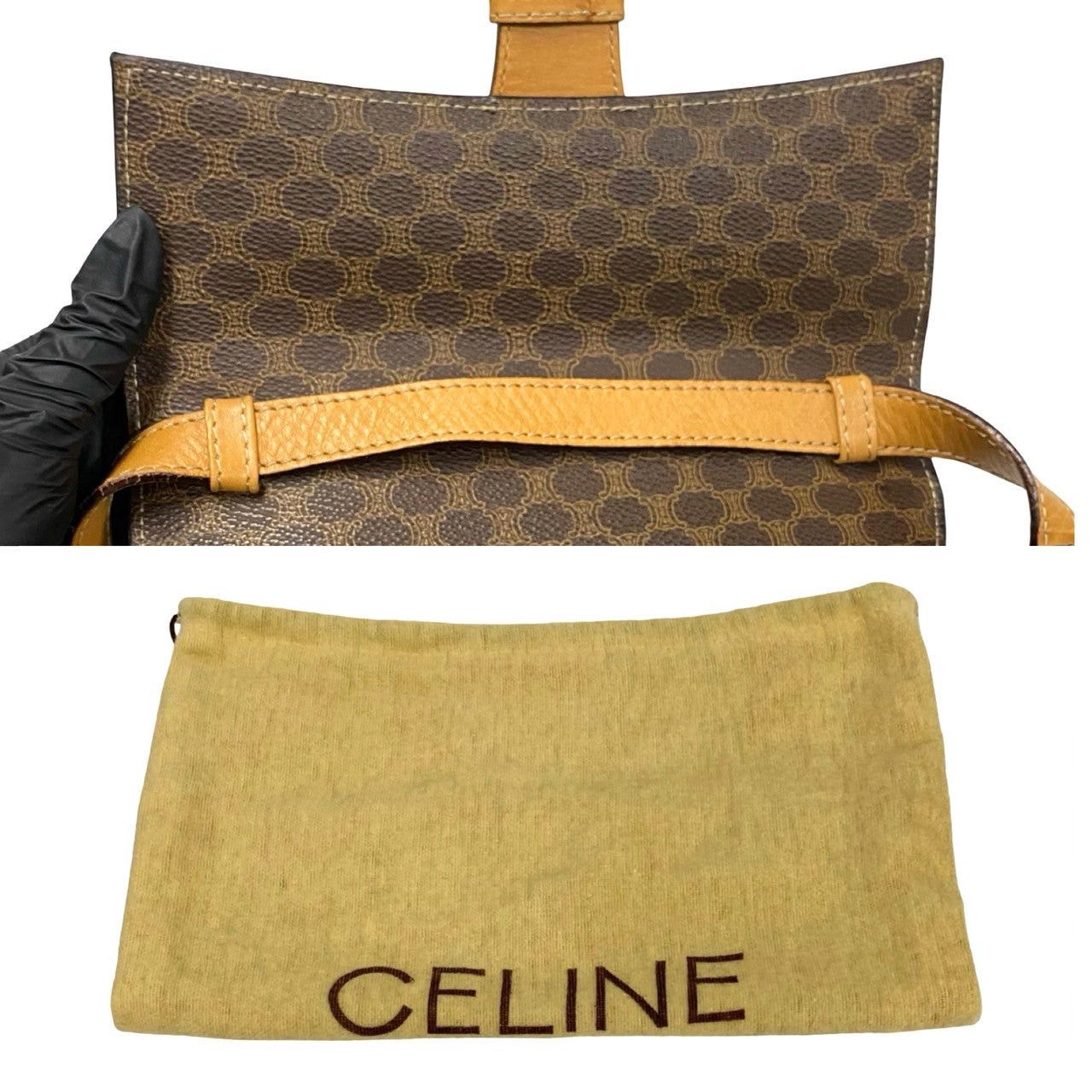 Celine Celine Shoulder Bag Brown Leather Size ONE SIZE - 9 Thumbnail