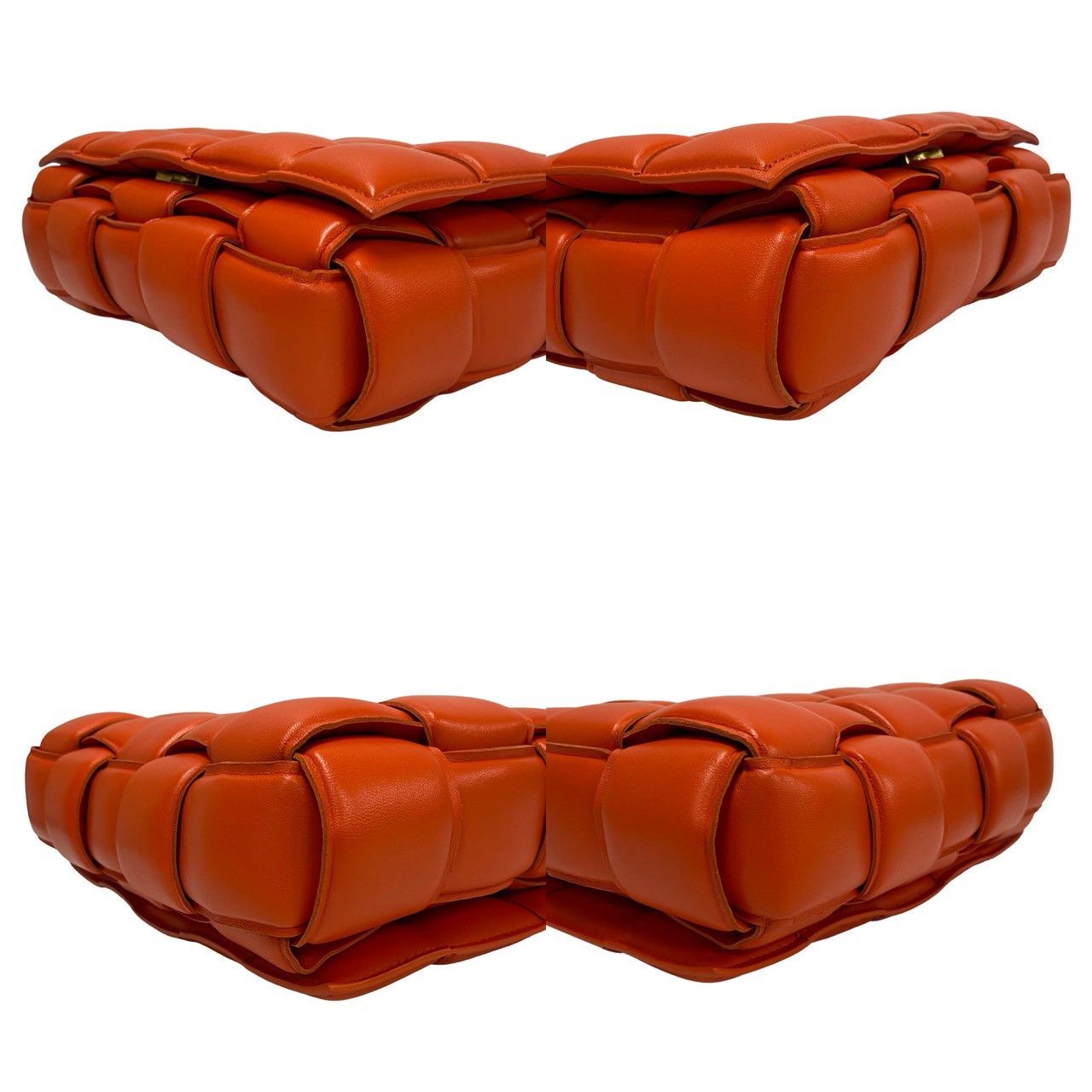 Bottega Veneta Bottega Veneta Shoulder Bag Orange Leather Size ONE SIZE - 7 Thumbnail