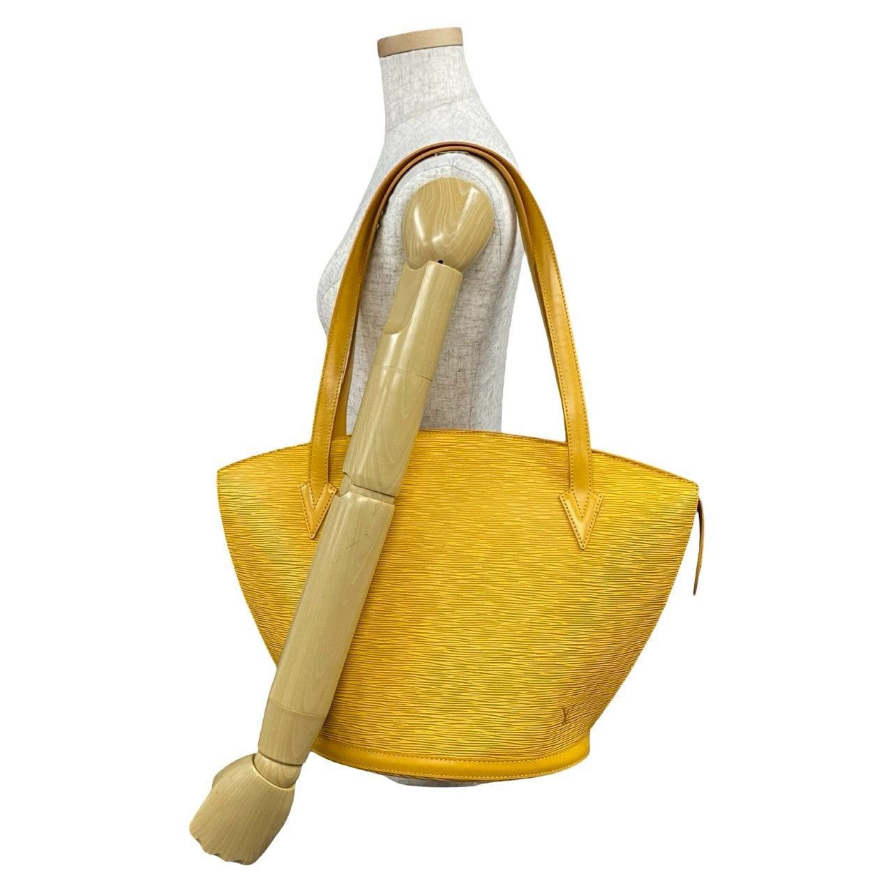 Louis Vuitton Louis Vuitton Tote Bag Yellow Leather Size ONE SIZE - 2 Thumbnail