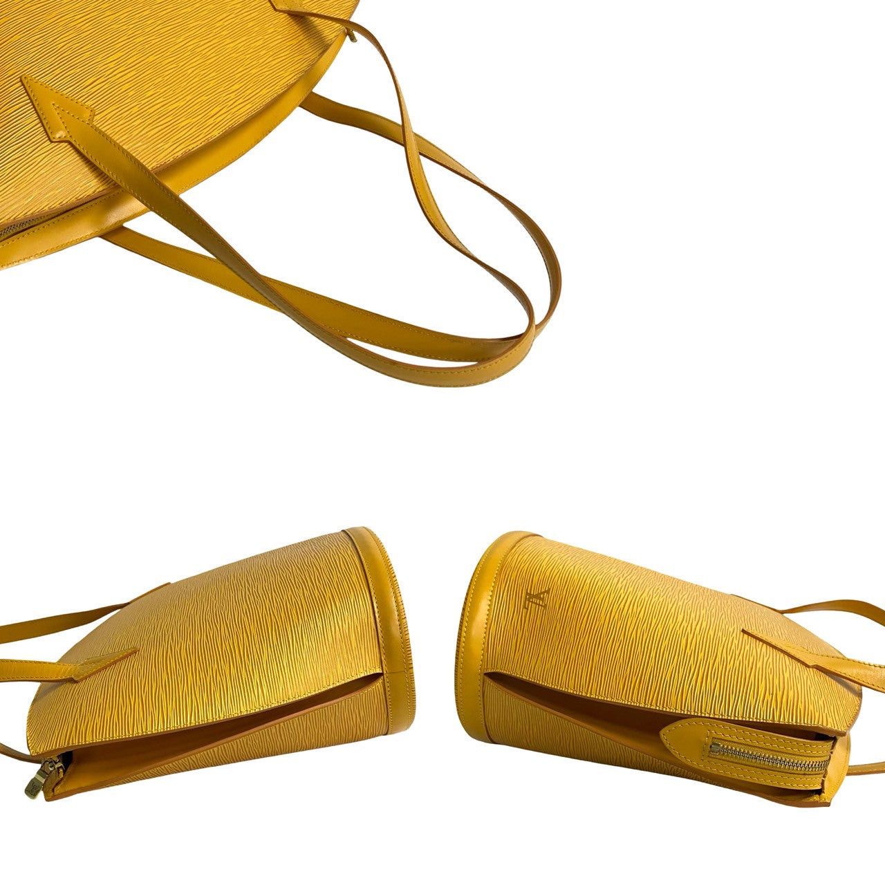 Louis Vuitton Louis Vuitton Tote Bag Yellow Leather Size ONE SIZE - 5 Thumbnail