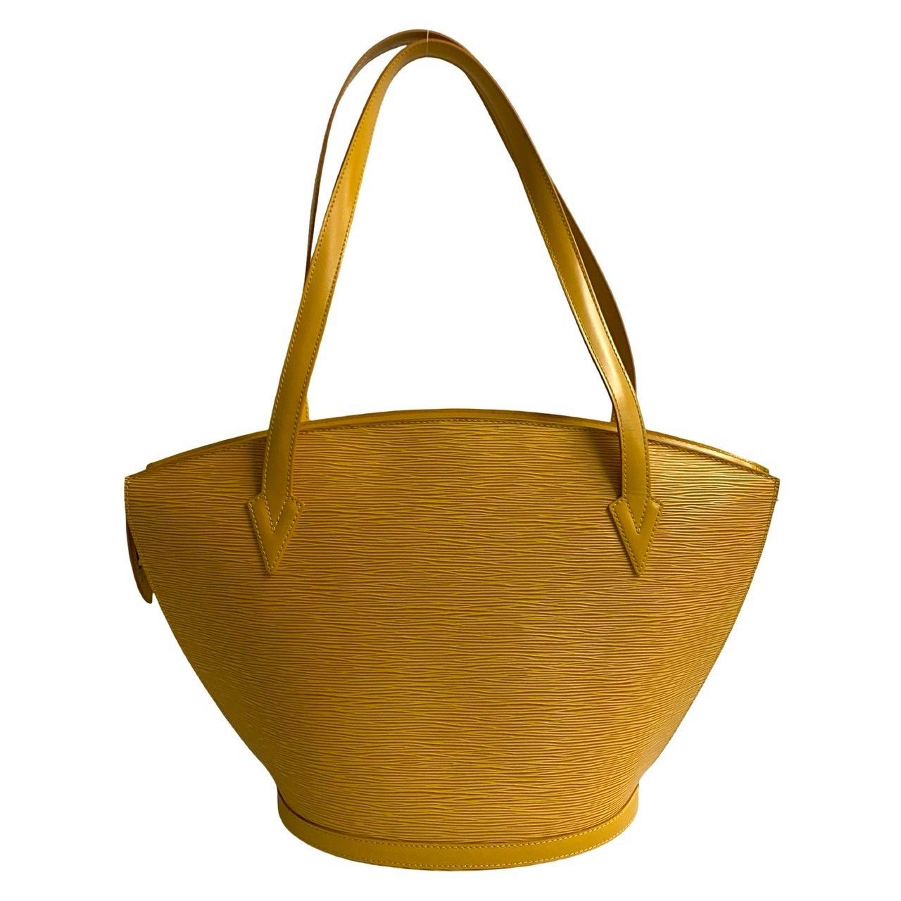 Louis Vuitton Louis Vuitton Tote Bag Yellow Leather Size ONE SIZE - 4 Thumbnail
