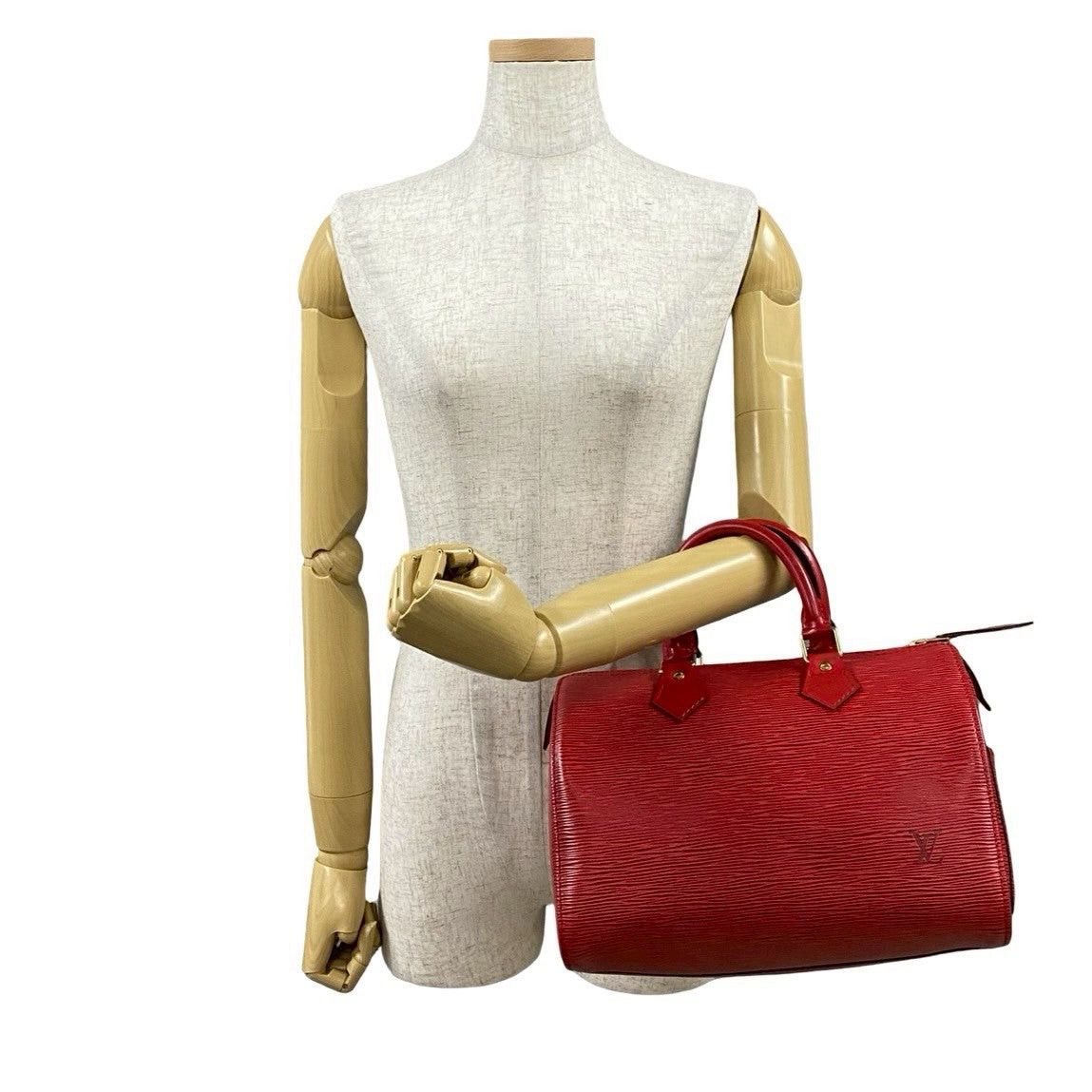 Louis Vuitton Louis Vuitton Handbag Red Leather Size ONE SIZE - 2 Thumbnail