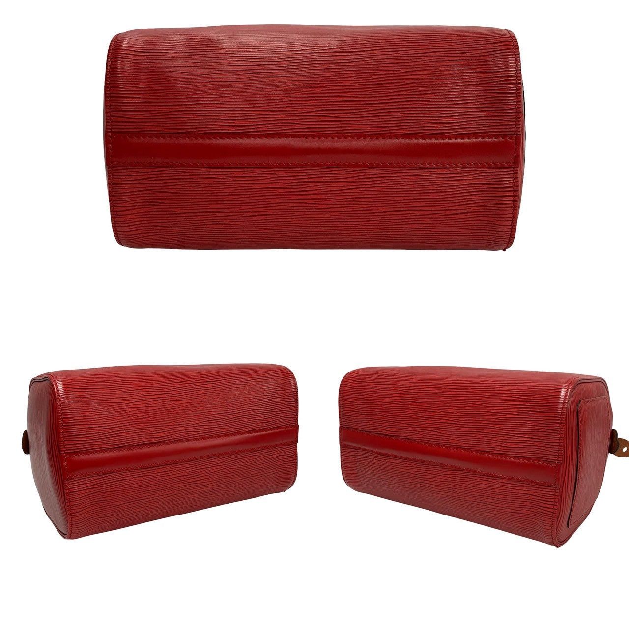 Louis Vuitton Louis Vuitton Handbag Red Leather Size ONE SIZE - 6 Thumbnail