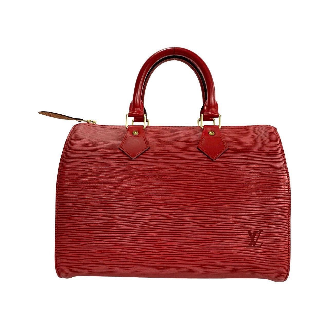 Louis Vuitton Louis Vuitton Handbag Red Leather Size ONE SIZE - 4 Thumbnail