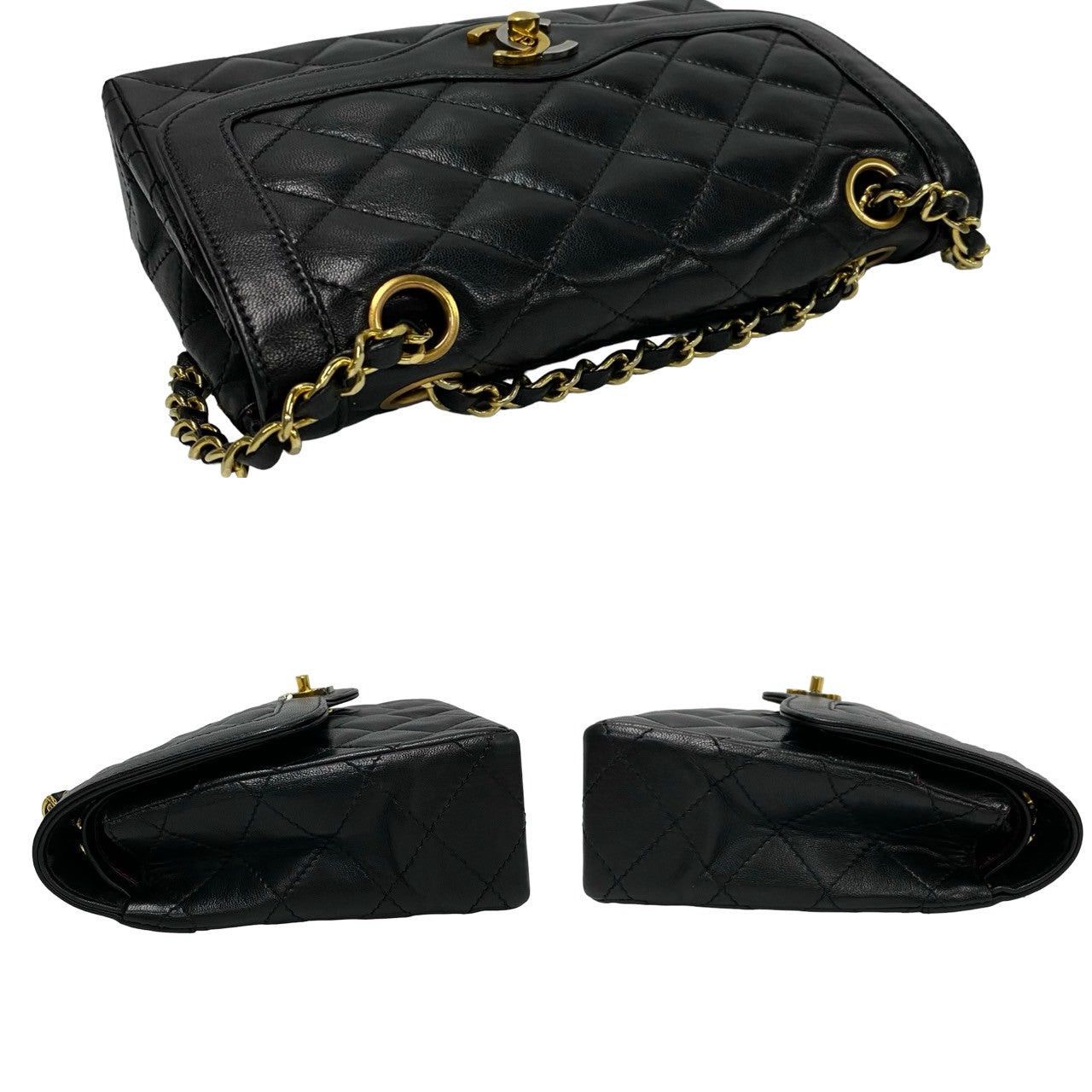 Chanel Chanel Shoulder Bag Black Leather Size ONE SIZE - 5 Thumbnail