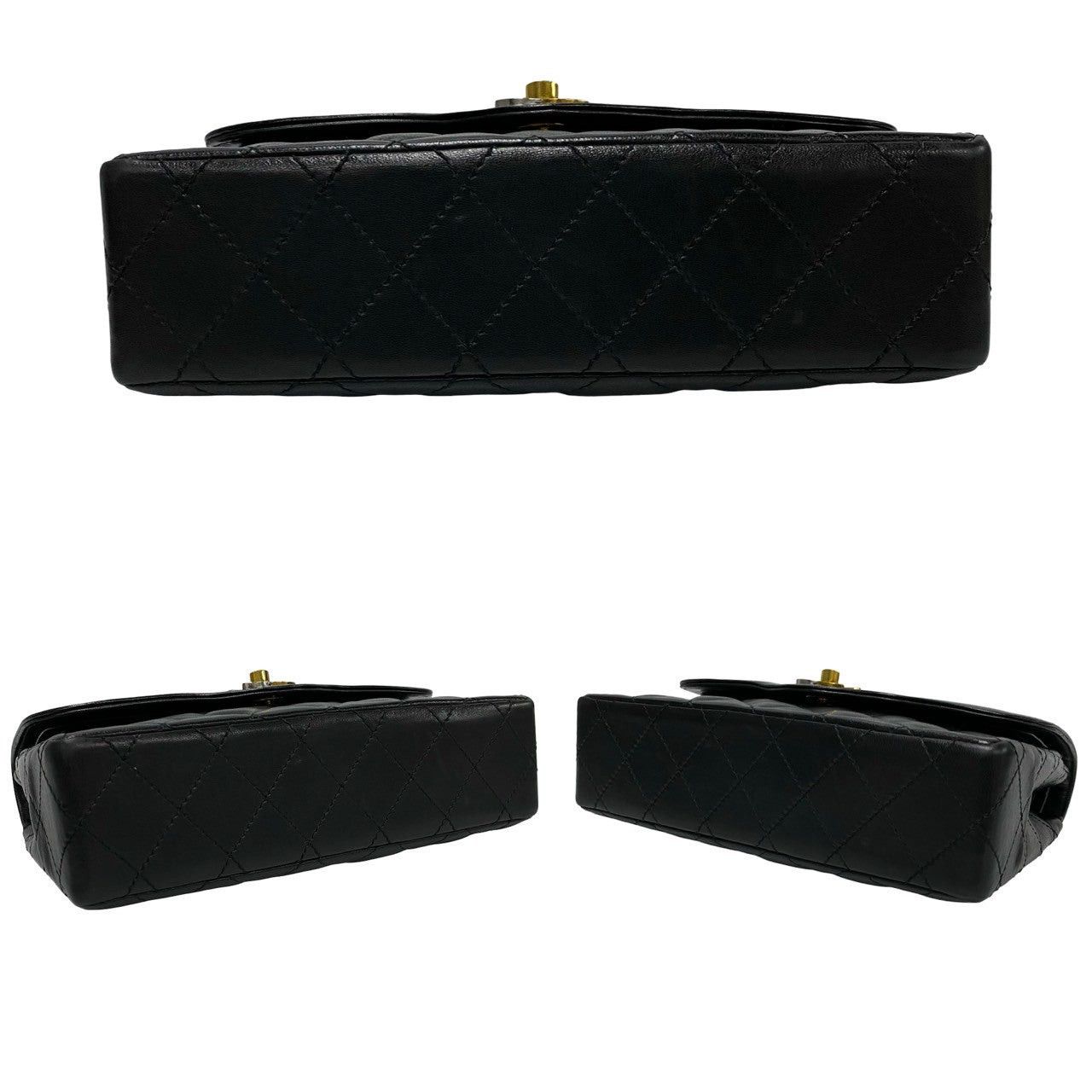 Chanel Chanel Shoulder Bag Black Leather Size ONE SIZE - 6 Thumbnail