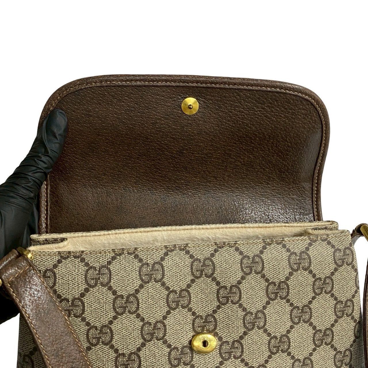 Gucci Gucci Shoulder Bag Brown Leather Size ONE SIZE - 8 Thumbnail