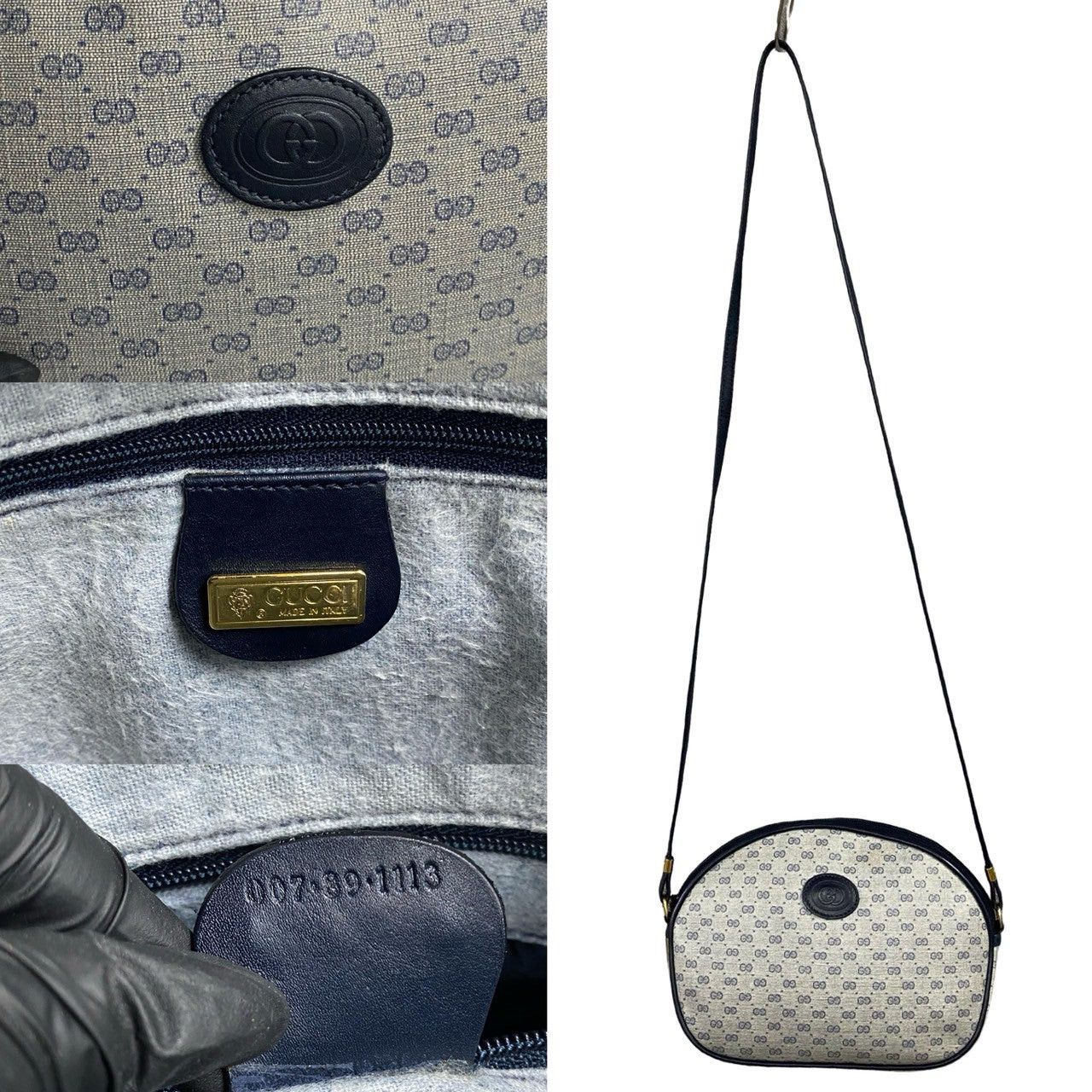 Gucci Gucci Blue Leather Size ONE SIZE - 3 Thumbnail