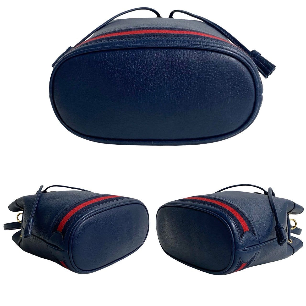 Gucci Gucci Shoulder Bag Blue Leather Size ONE SIZE - 6 Thumbnail