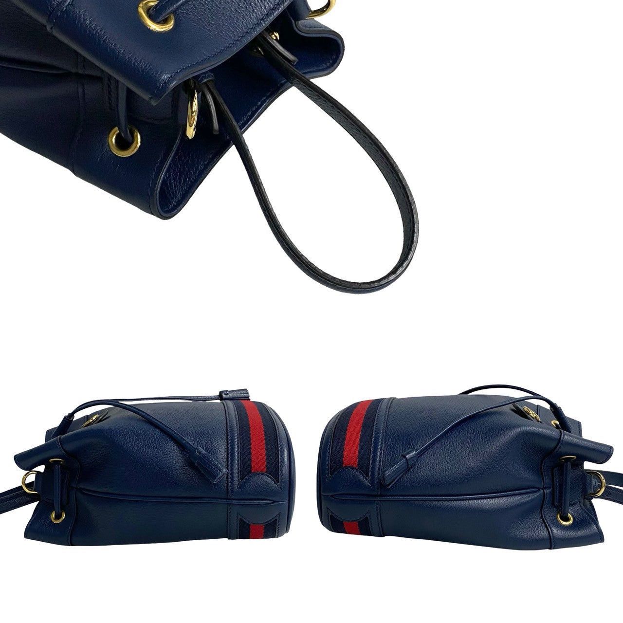 Gucci Gucci Shoulder Bag Blue Leather Size ONE SIZE - 5 Thumbnail