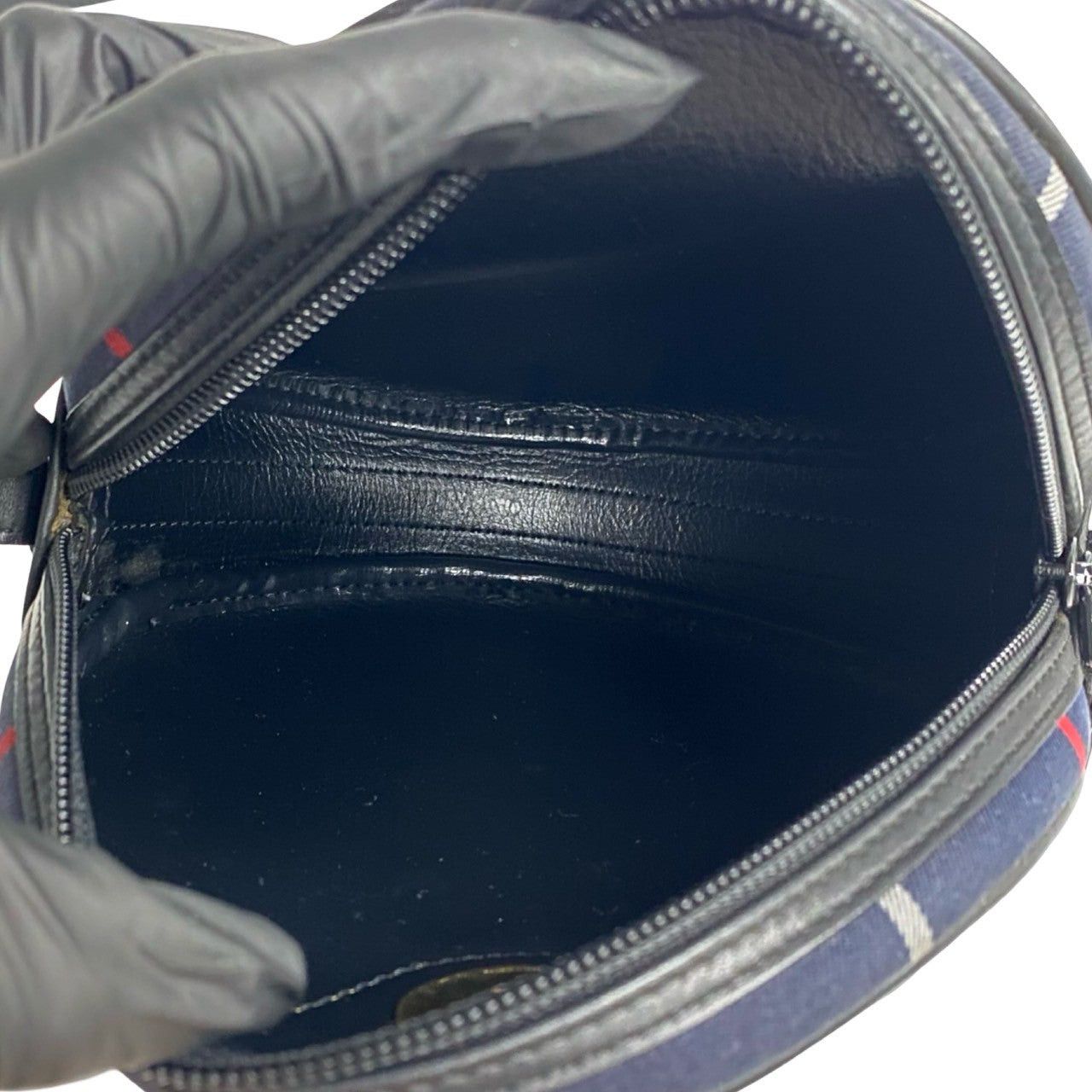 Burberry Burberry Shoulder Bag Blue Leather Size ONE SIZE - 8 Thumbnail