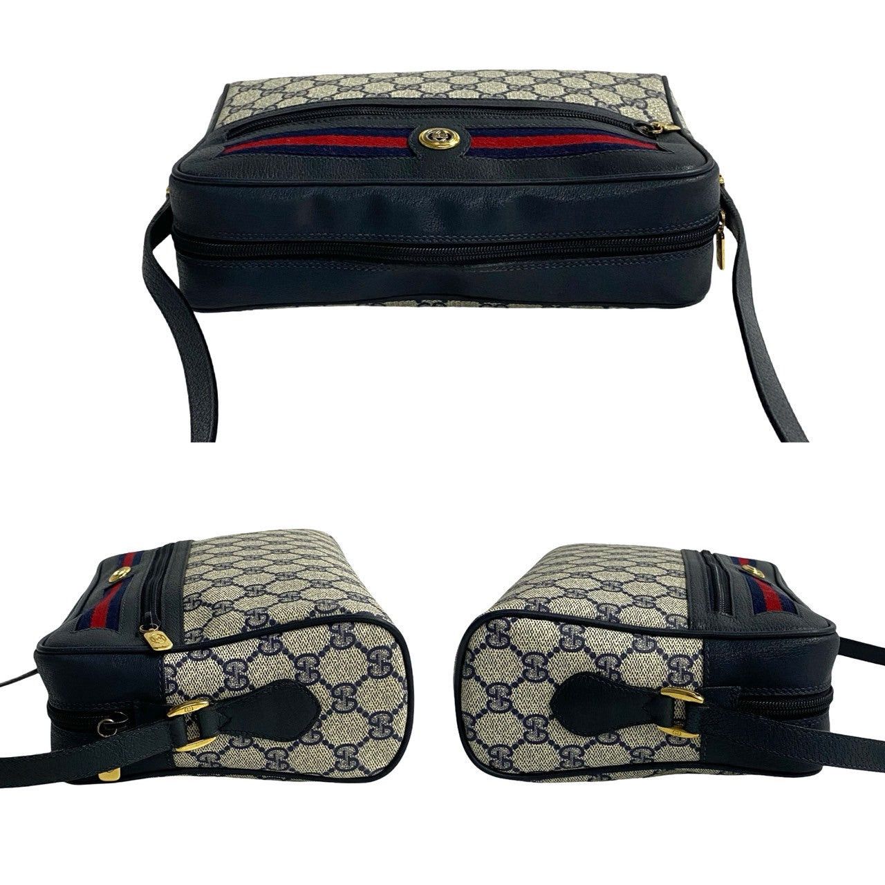 Gucci Gucci Shoulder Bag Blue Leather Size ONE SIZE - 5 Thumbnail