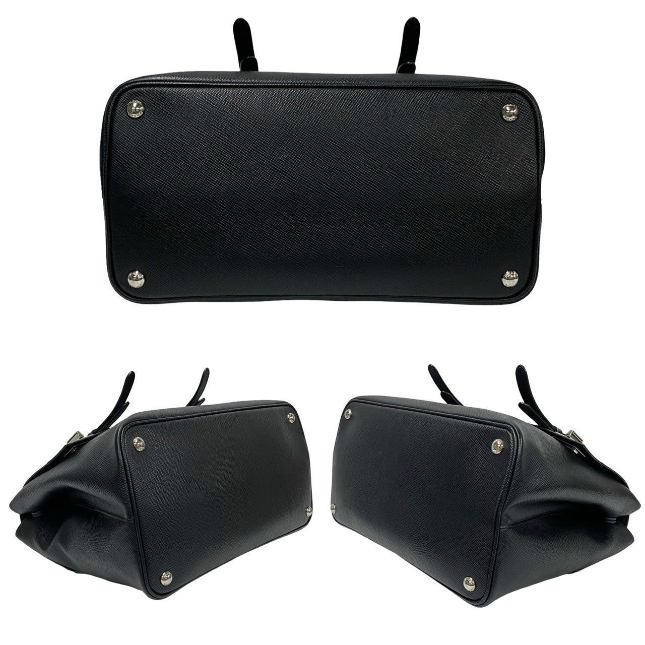 Prada Prada Shoulder Bag Black Leather Size ONE SIZE - 6 Thumbnail